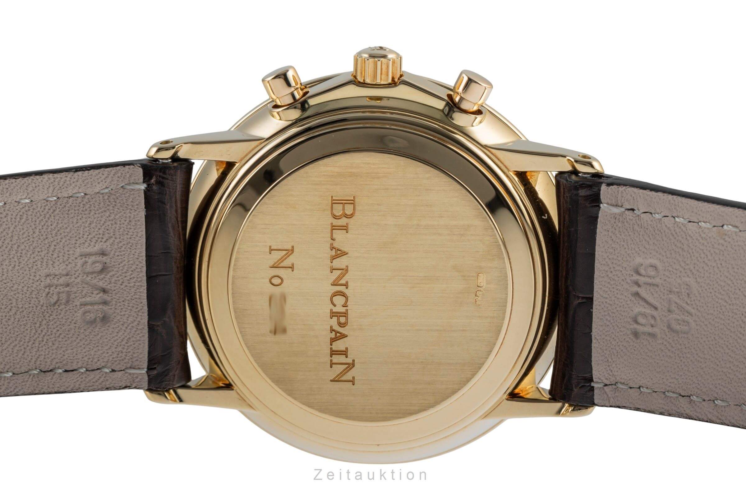 Blancpain Villeret chronograph 18 ct gold automatic Kal. 1185 Ref. 1185-9418  | Zeitauktion