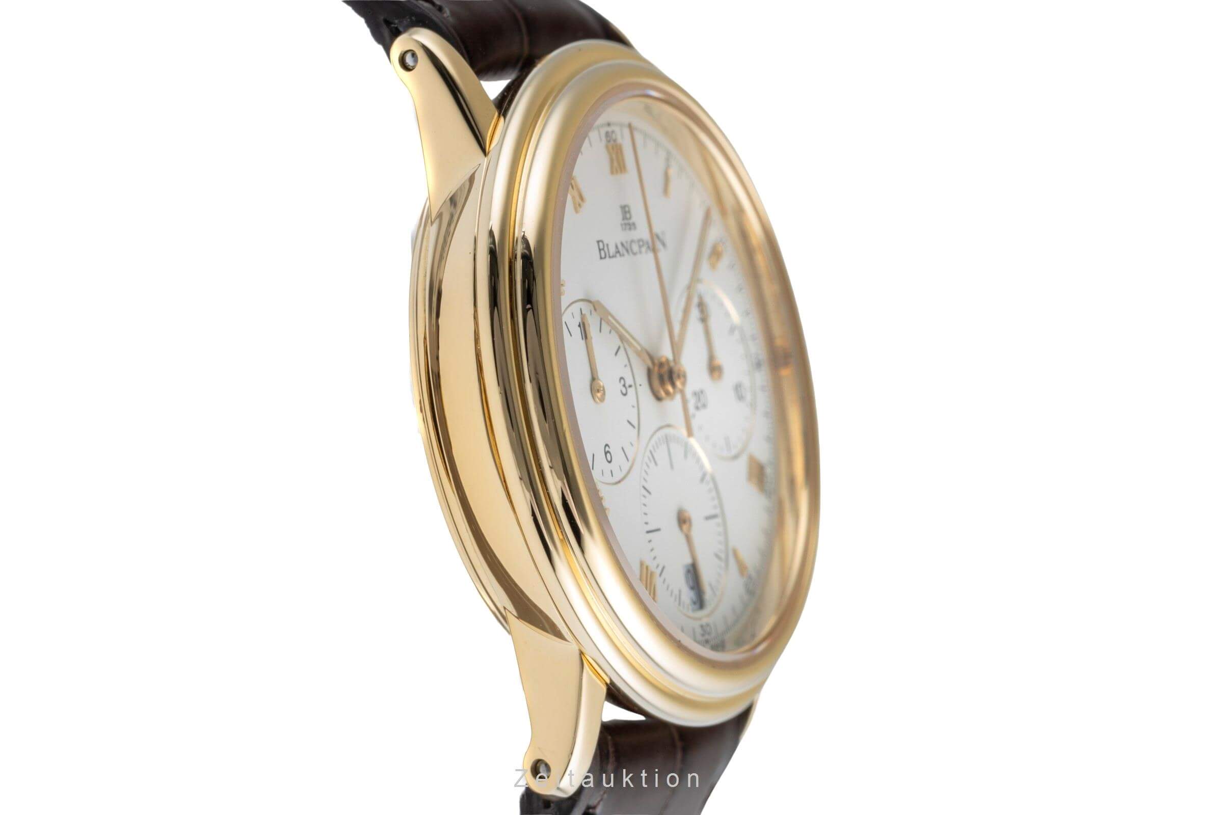 Blancpain Villeret chronograph 18 ct gold automatic Kal. 1185 Ref. 1185-9418  | Zeitauktion