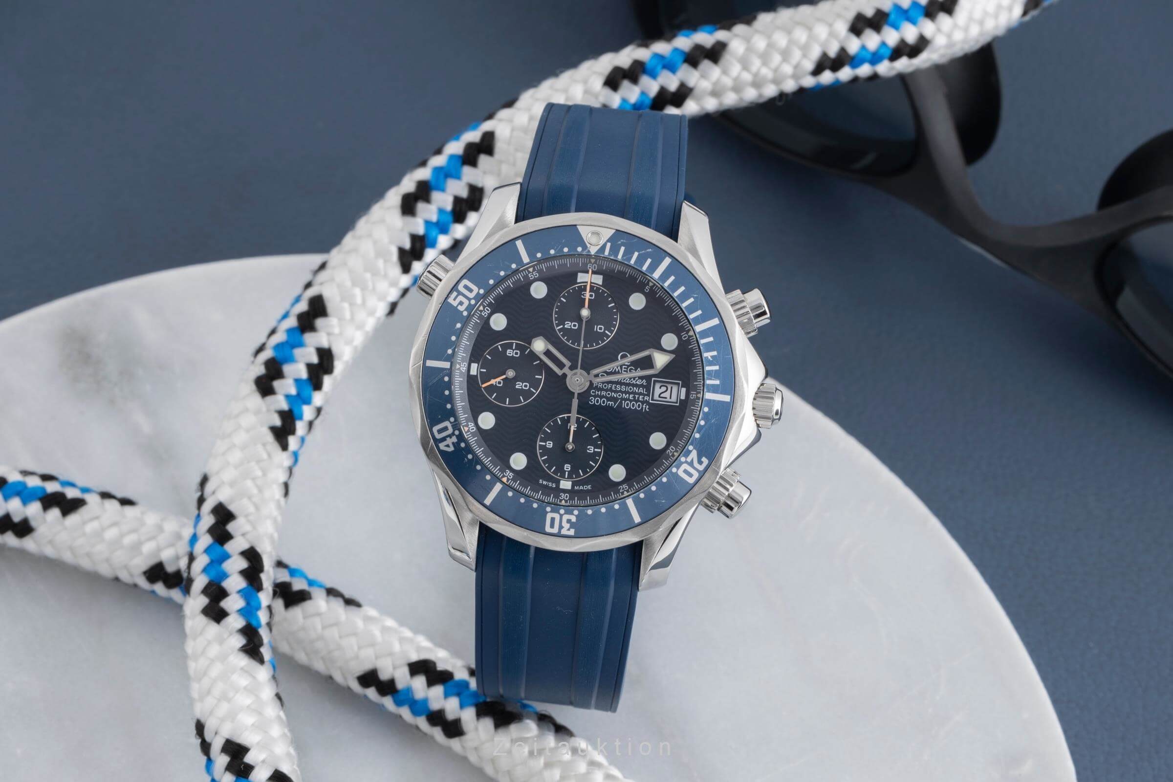 Omega Seamaster chronograph steel automatic Kal. 1164 Ref. 2599.80.00  | Zeitauktion