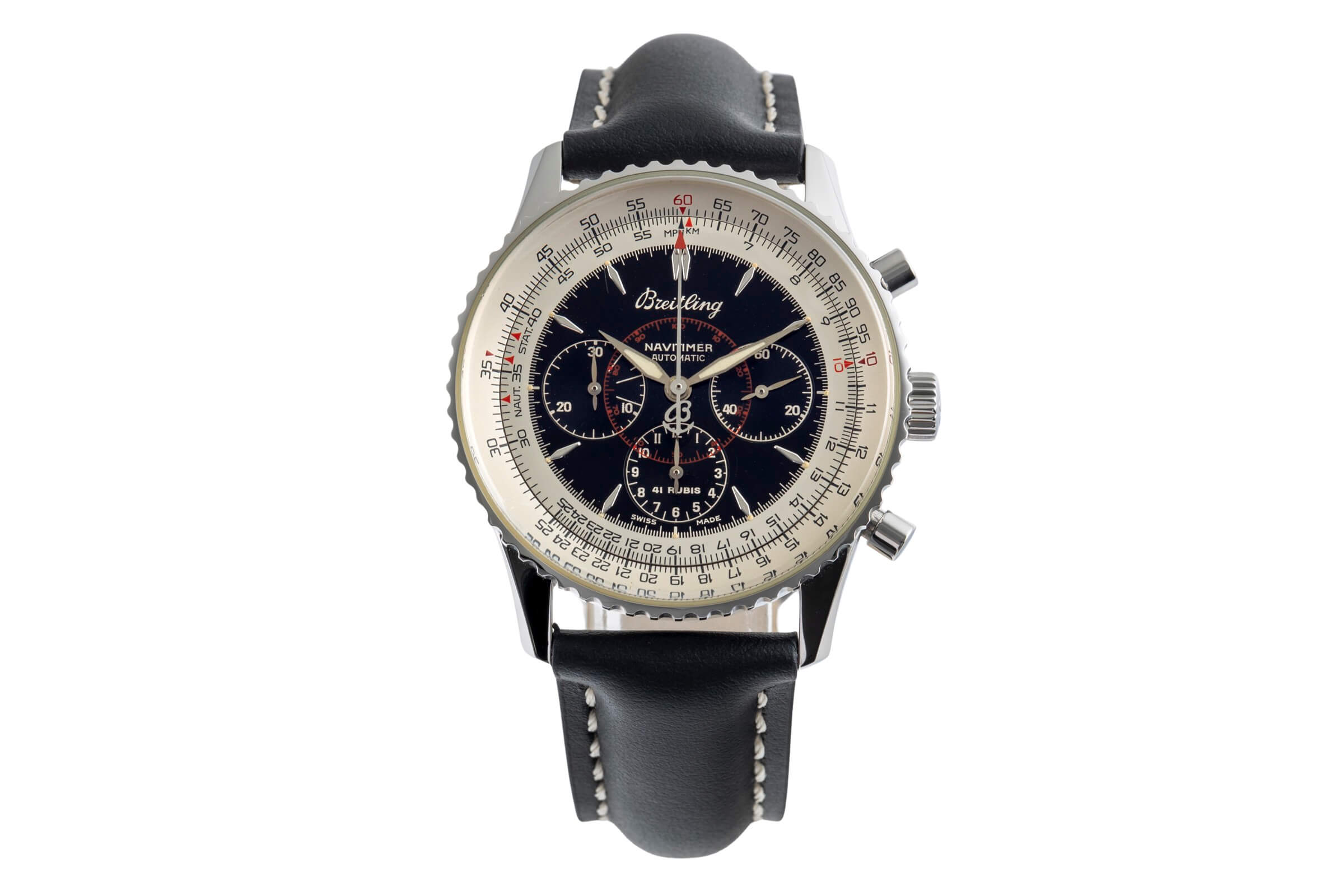Breitling Montbrillant chronograph steel automatic Kal. B30 Ref. A30030.4  | Zeitauktion