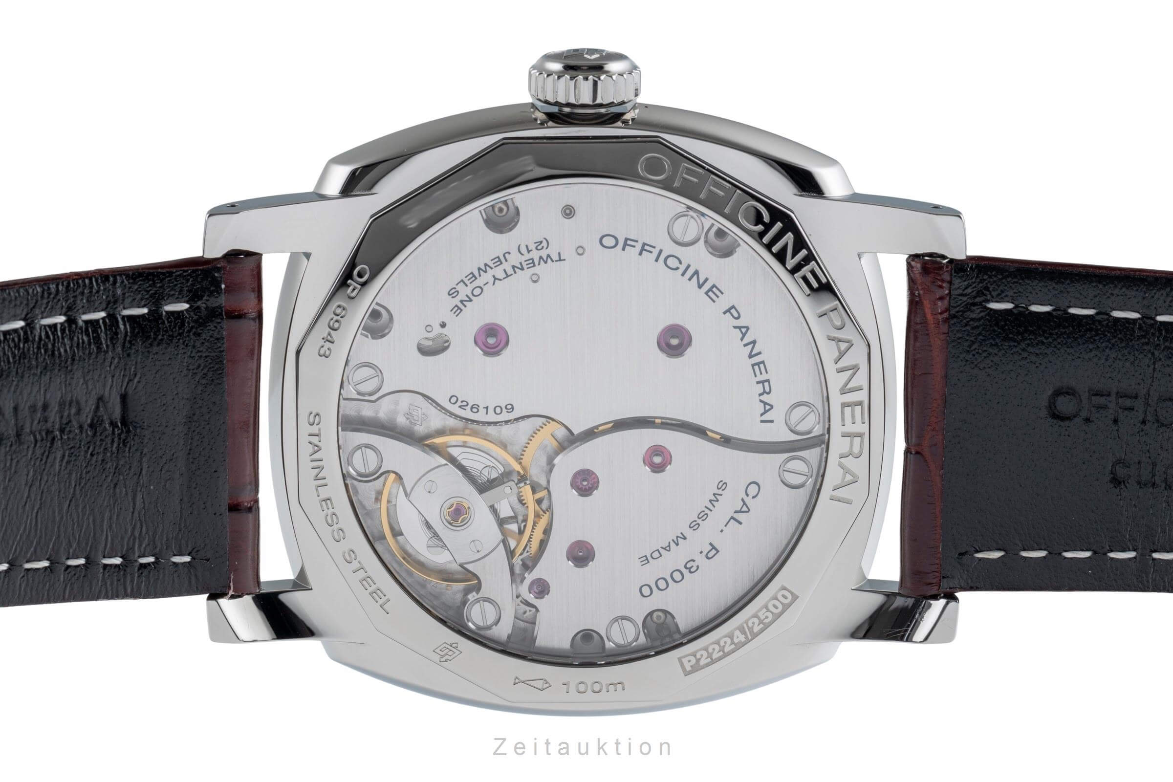 Panerai Radiomir steel manual winding Kal. P.3000 Ref. PAM00514  | Zeitauktion