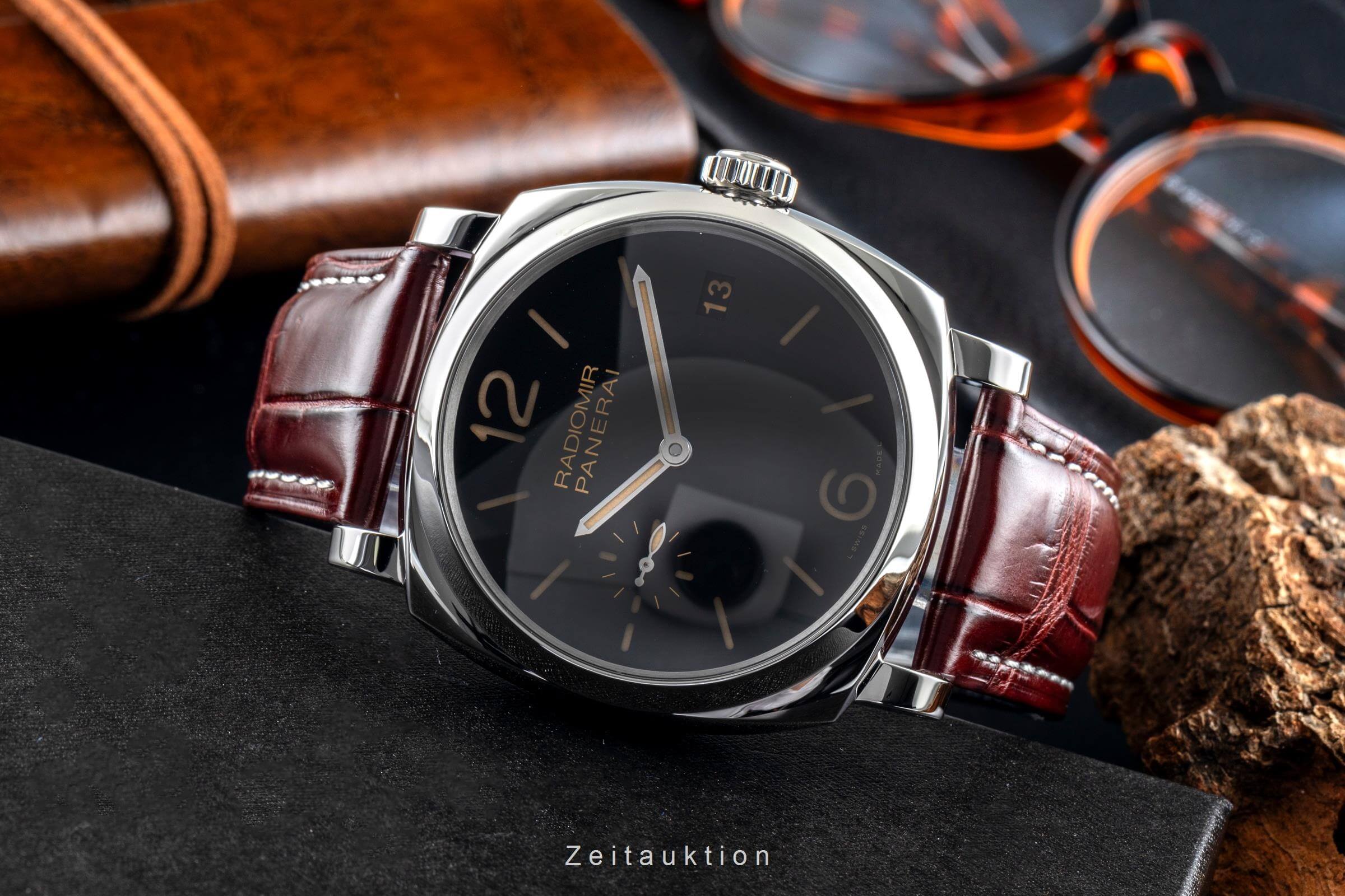 Panerai Radiomir steel manual winding Kal. P.3000 Ref. PAM00514  | Zeitauktion