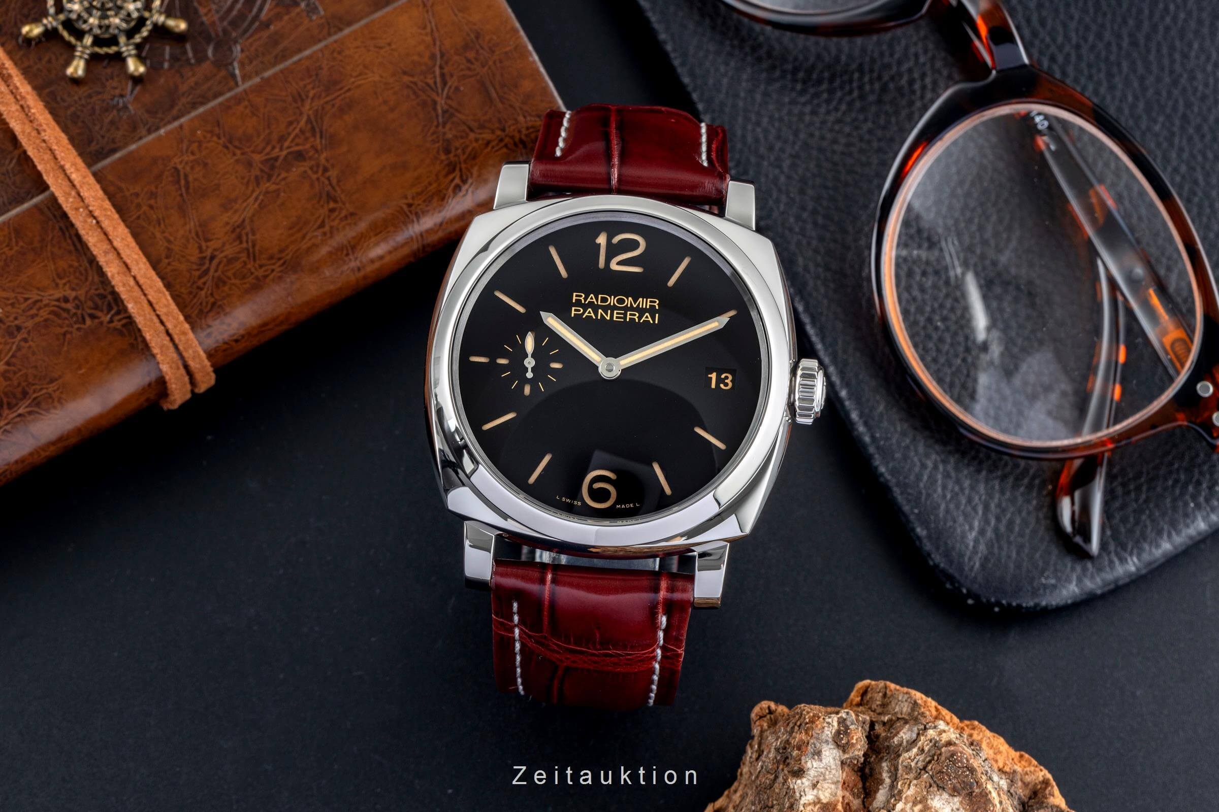Panerai Radiomir steel manual winding Kal. P.3000 Ref. PAM00514  | Zeitauktion