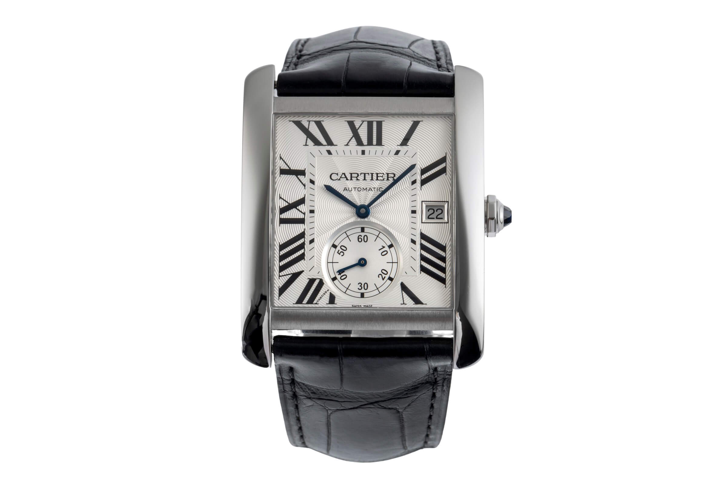 Cartier Tank acero automático Kal. 1904-PS MC Ref. W5330003  | Zeitauktion