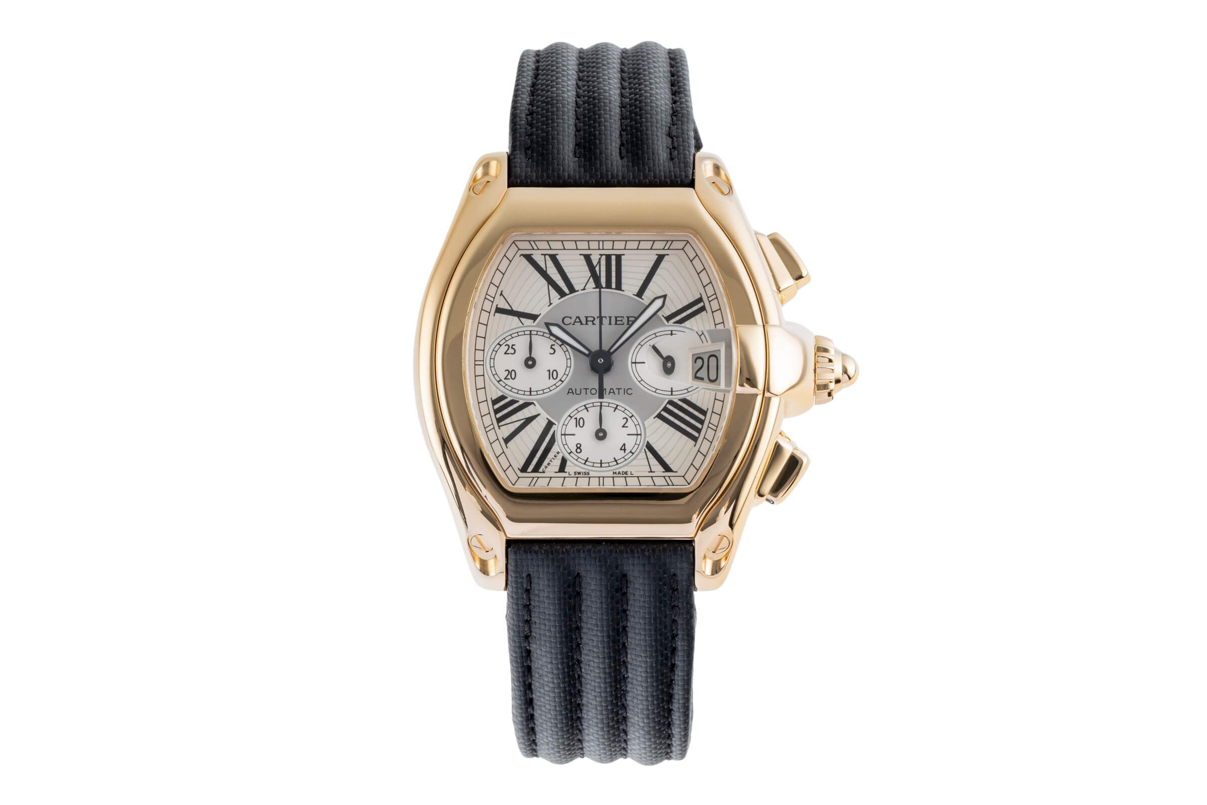 Cartier Roadster Chronograph 18k Gold Automatik Kal. 8510 Ref. W62021Y3  | Zeitauktion