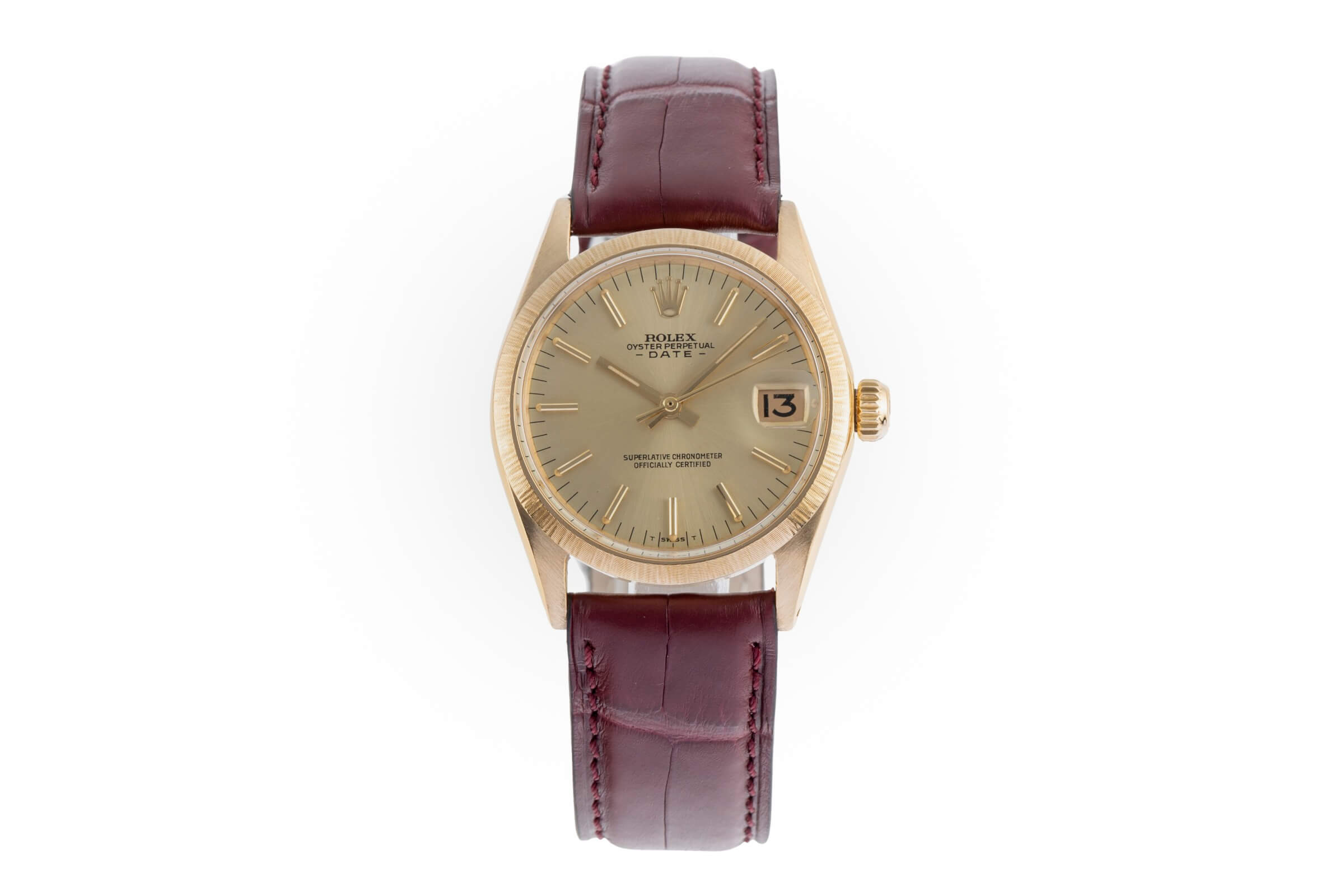 Rolex Date 18k Gold Automatik Kal. 1161 Ref. 6627  | Zeitauktion