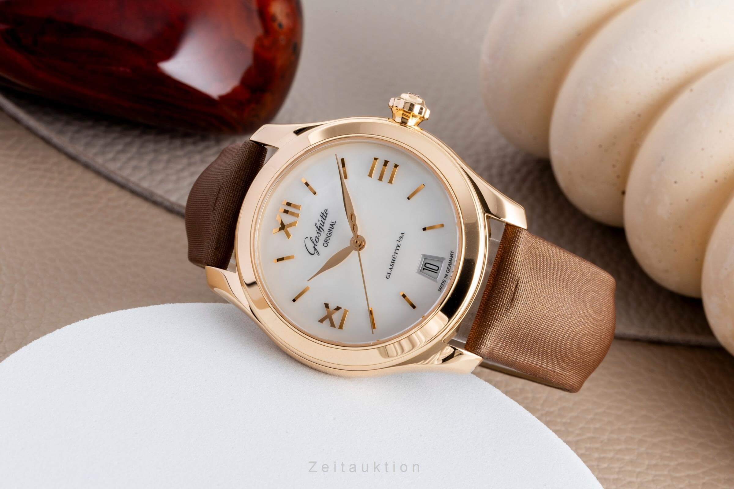 Glashütte Original Lady Serenade oro de 18 quilates automático Kal. GO 39 Ref. 39-22-09-01-44  | Zeitauktion