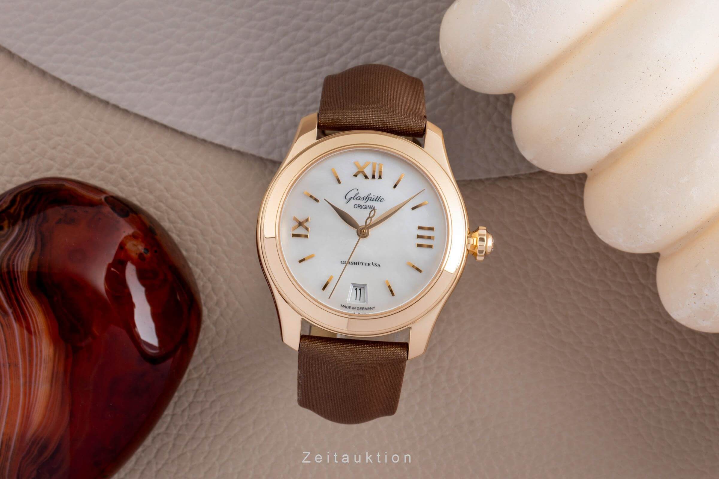 Glashütte Original Lady Serenade oro de 18 quilates automático Kal. GO 39 Ref. 39-22-09-01-44  | Zeitauktion