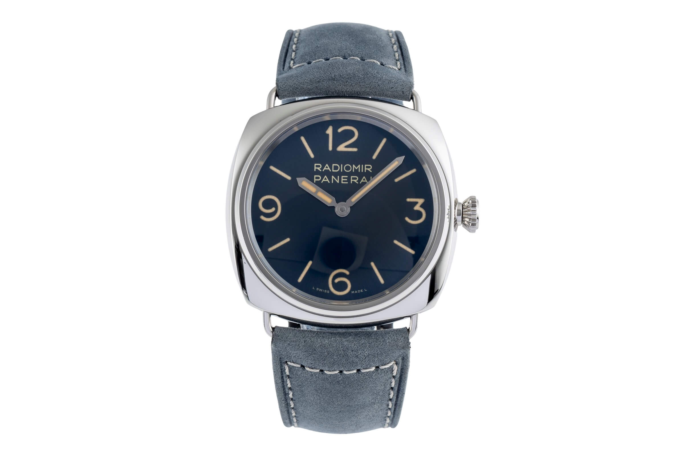 Panerai Radiomir steel manual winding Kal. P.6000 Ref. PAM01383  | Zeitauktion