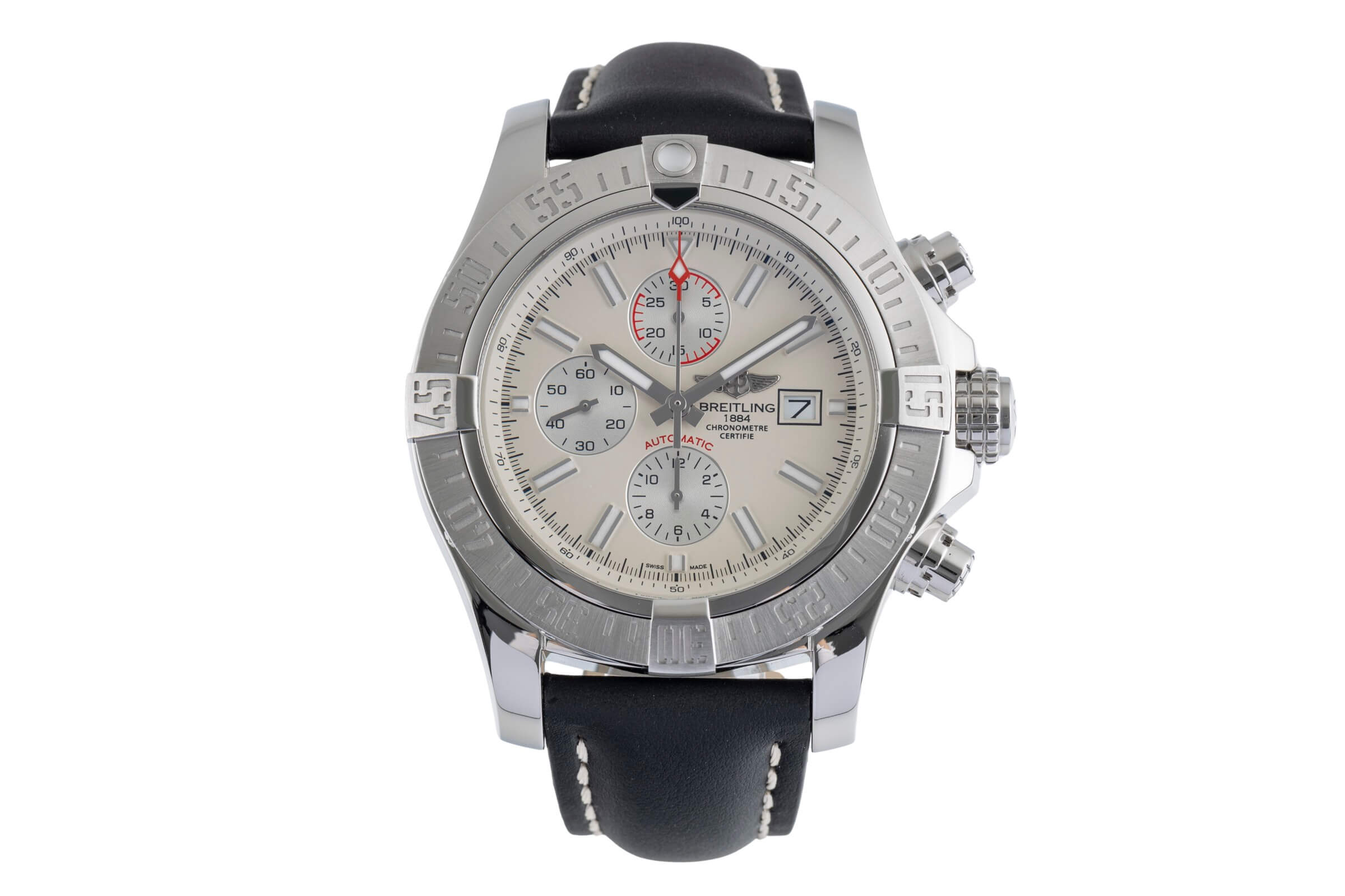 Breitling Super Avenger II Chronograph Stahl Automatik Kal. B13 Ref. A1337111/G779  | Zeitauktion