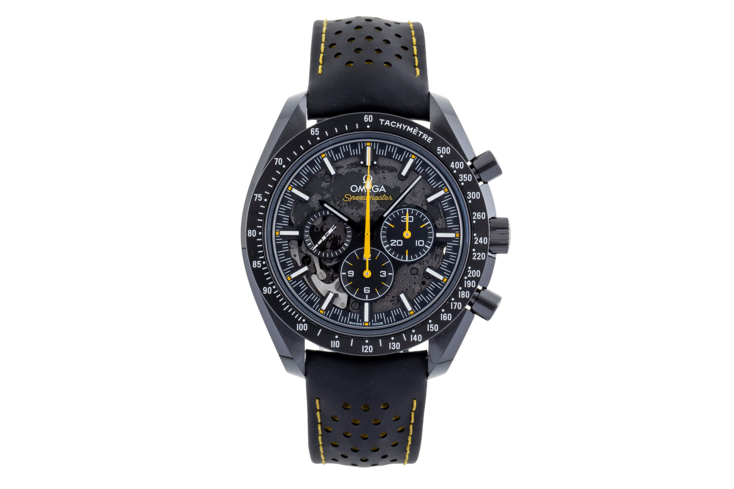 Omega Speedmaster Moonwatch Chronograph Keramik Handaufzug Kal. 3869 Ref. 310.92.44.50.01.001  | Zeitauktion