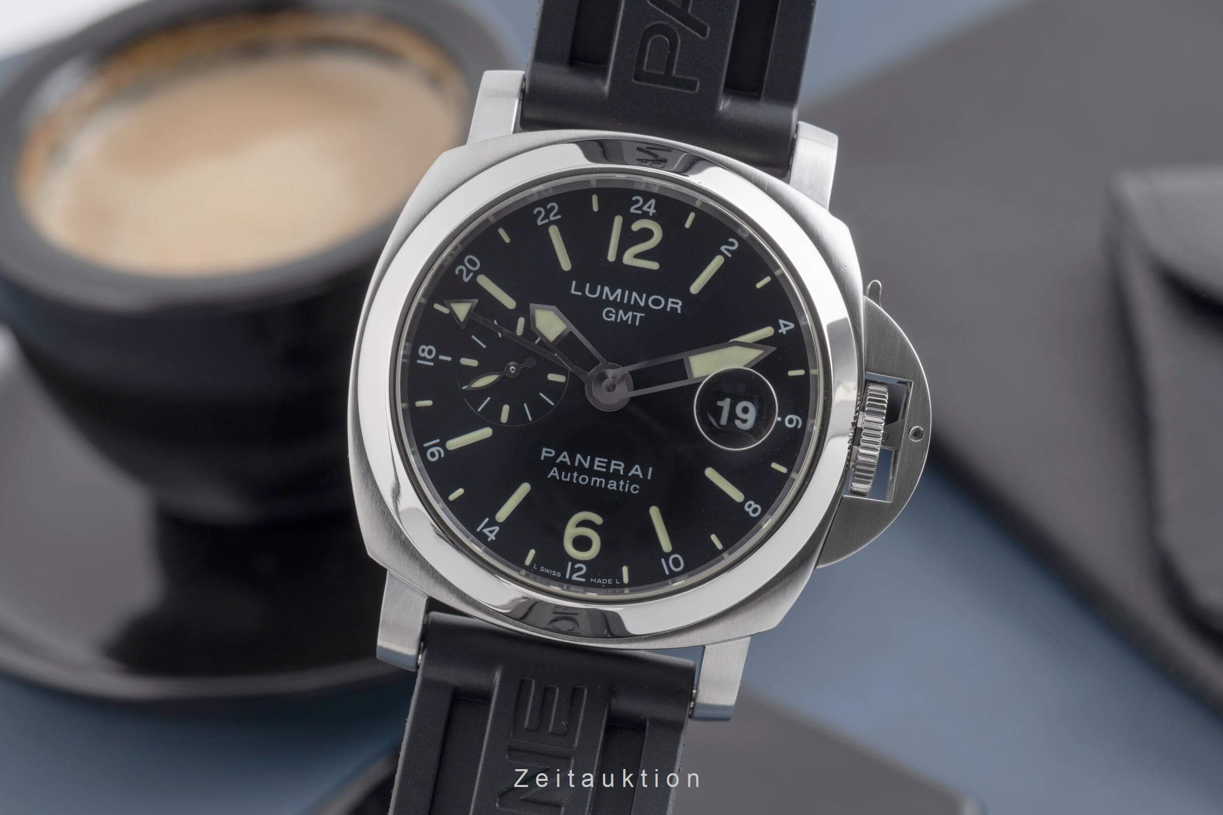 Panerai Luminor GMT steel automatic Kal. OP VIII Ref. PAM00297  | Zeitauktion