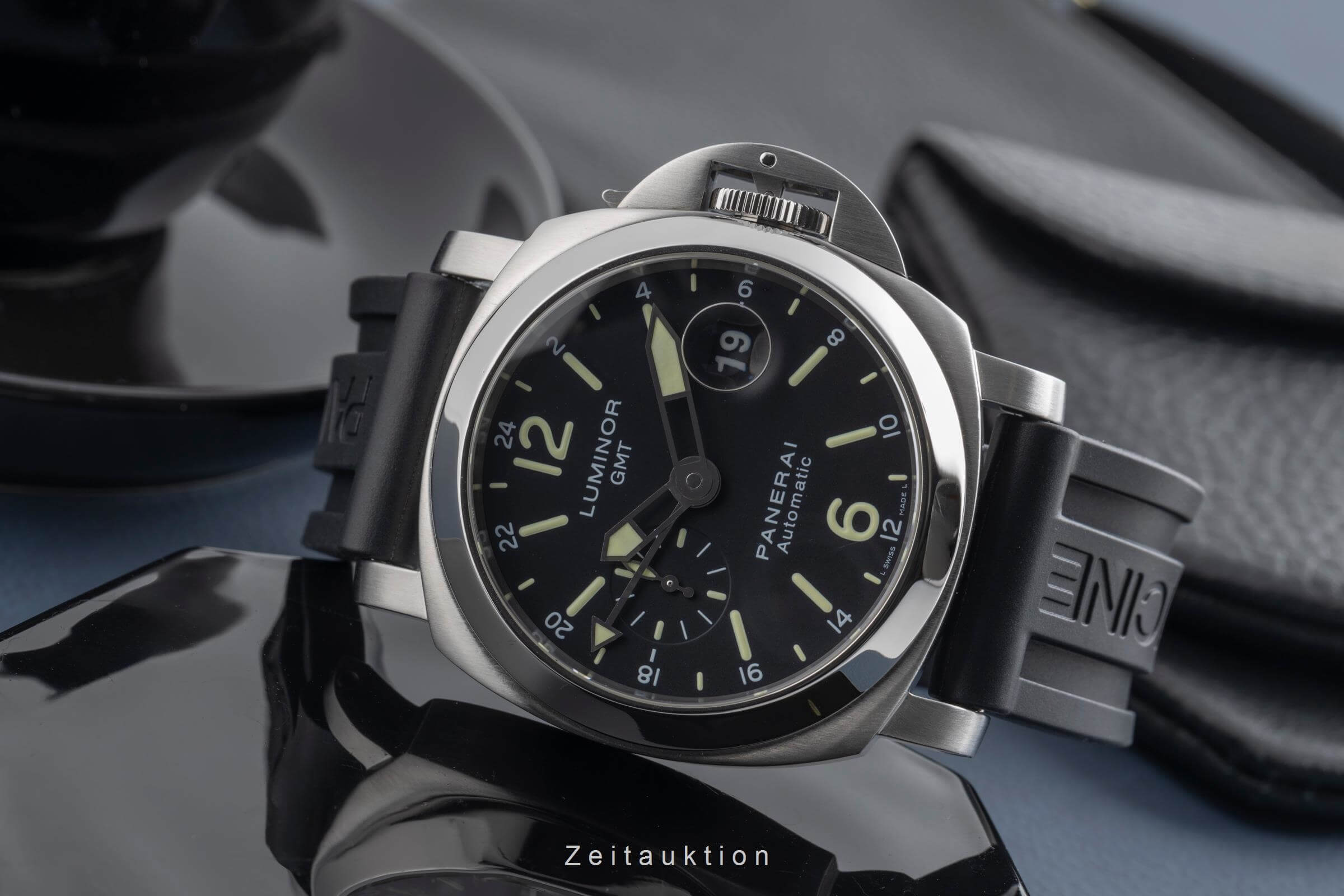 Panerai Luminor GMT steel automatic Kal. OP VIII Ref. PAM00297  | Zeitauktion