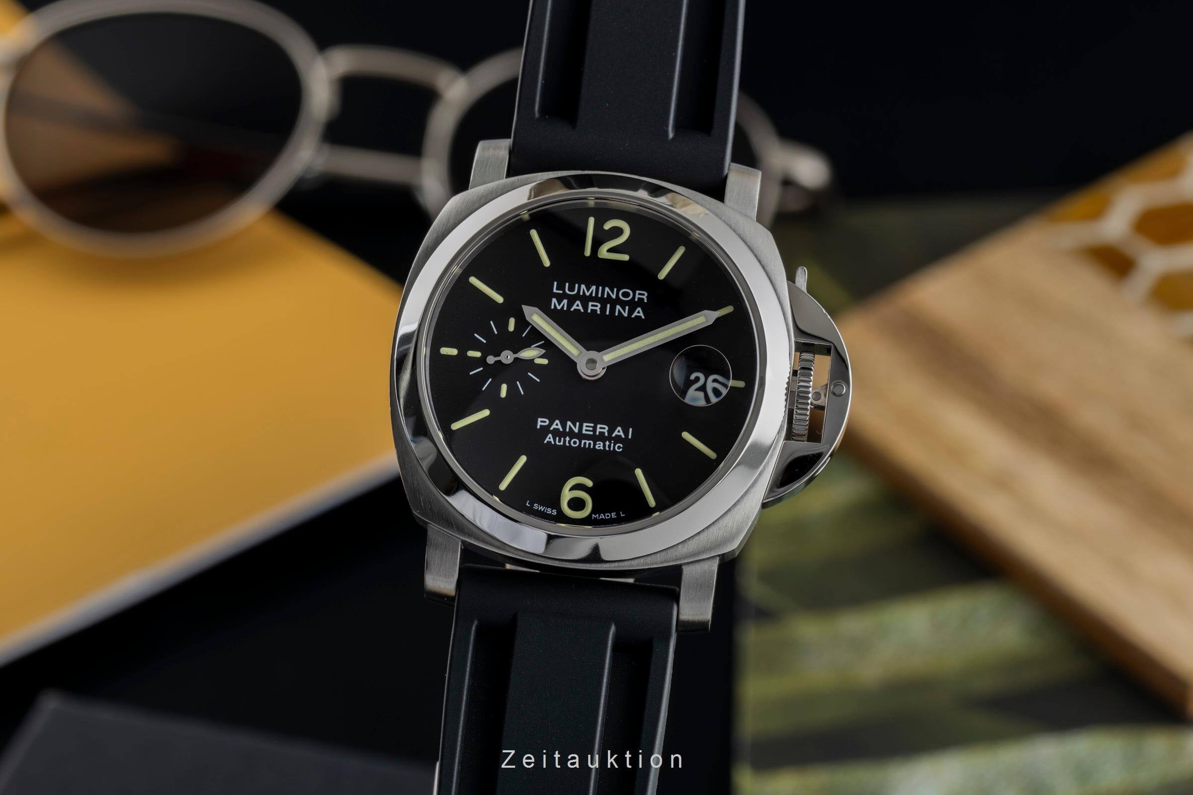 Panerai Luminor Marina steel automatic Kal. OP III Ref. PAM00298  | Zeitauktion