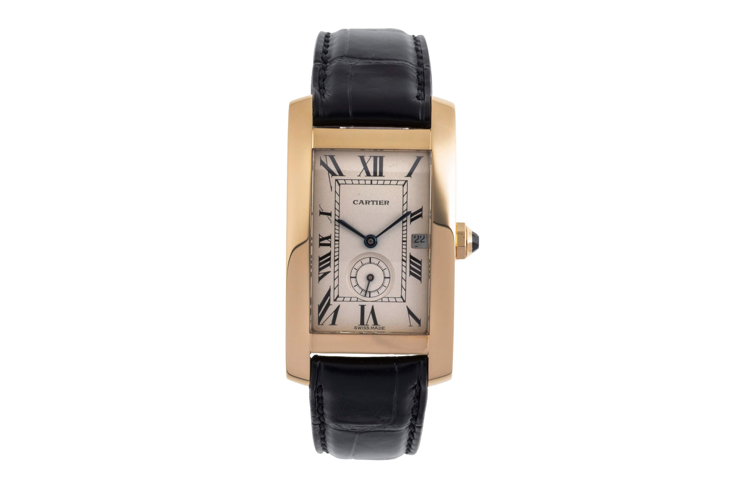 Cartier Tank Américaine 18 ct gold quartz Kal. 11 Ref. W2600351  | Zeitauktion