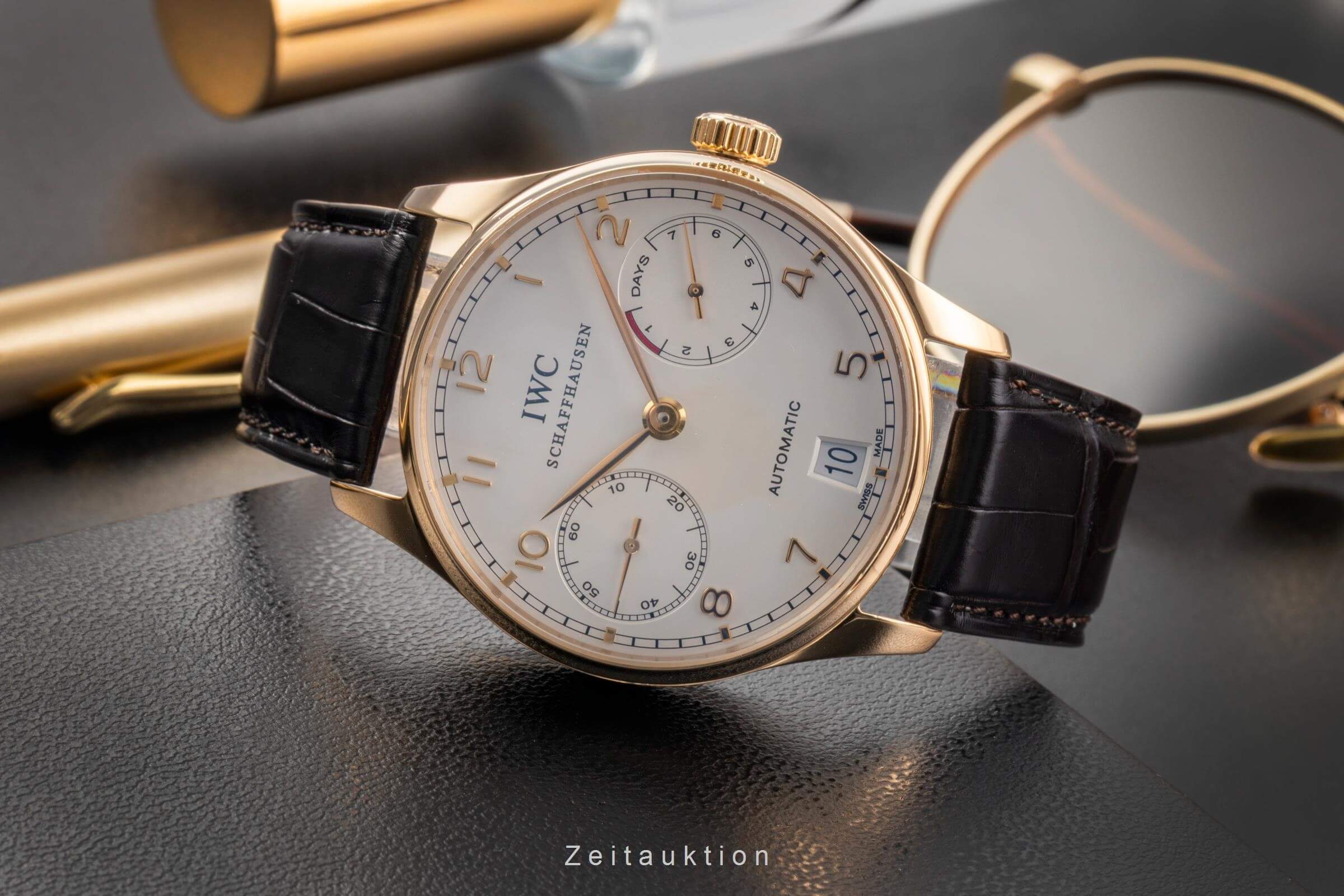 IWC Portugieser 18k Gold Automatik Kal. C.51010 Ref. IW500113  | Zeitauktion