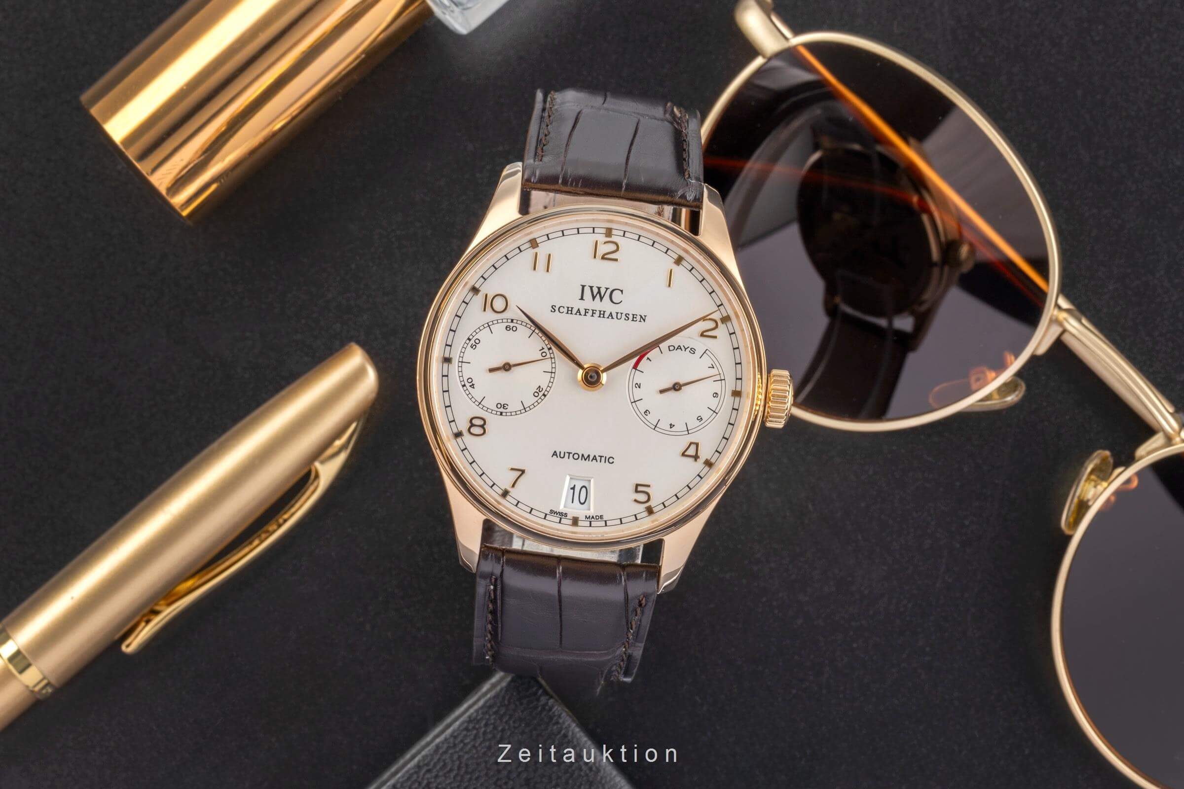 IWC Portugieser 18k Gold Automatik Kal. C.51010 Ref. IW500113  | Zeitauktion