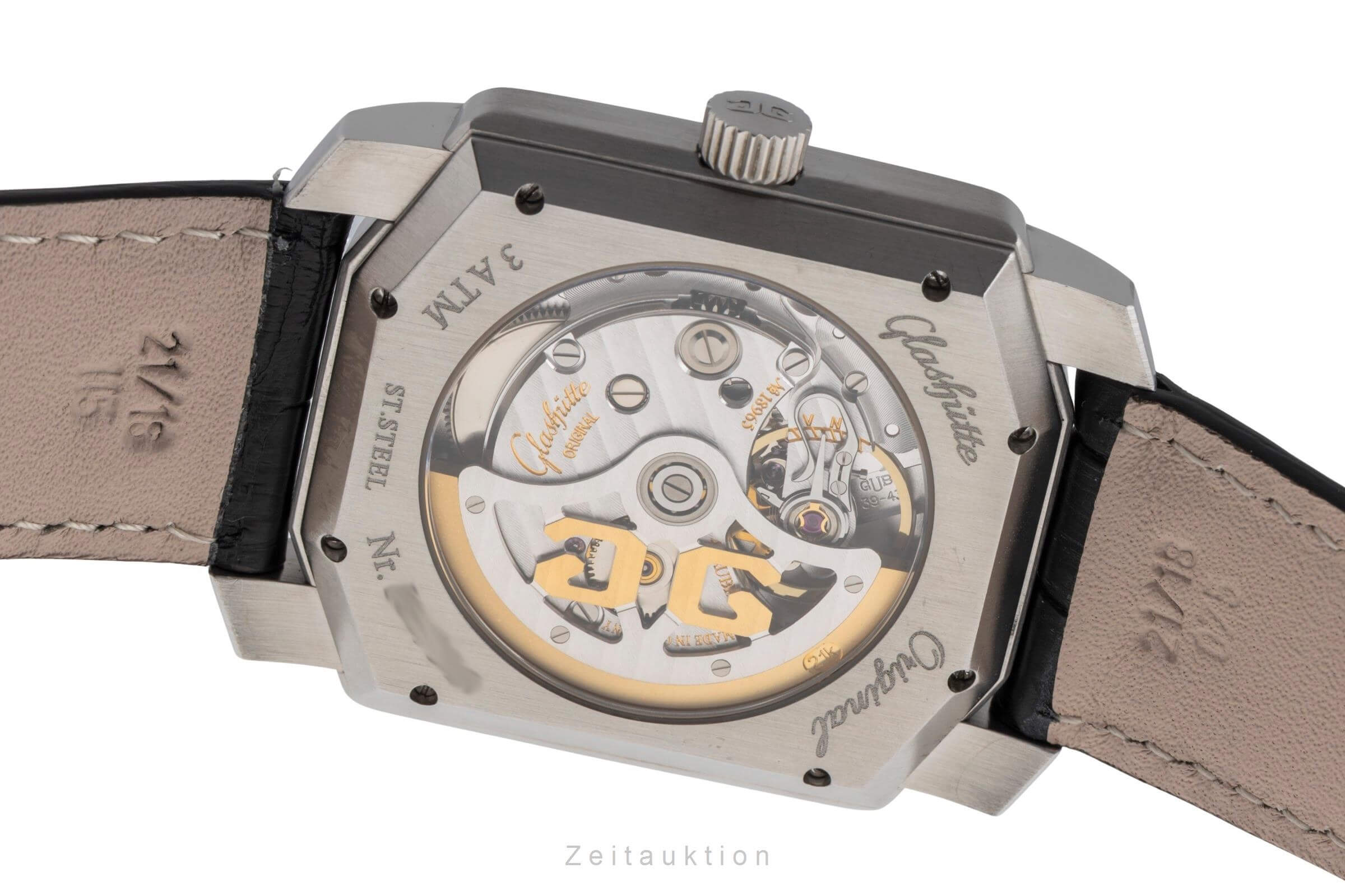 Glashütte Original * acero automático Kal. GUB 39-43 Ref. 39-46-27-14 LIMITED EDITION | Zeitauktion