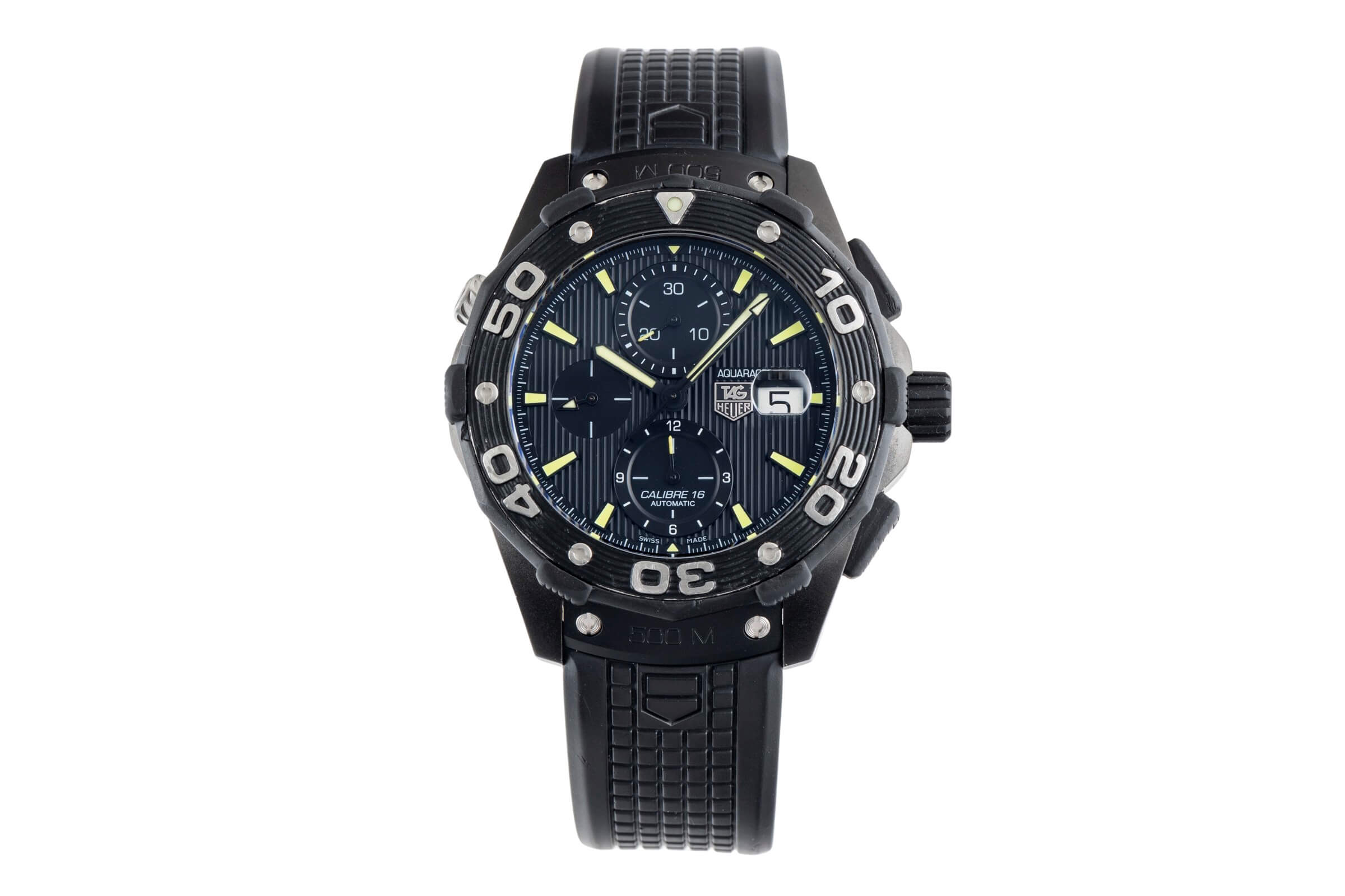 Tag Heuer Aquaracer chronographe titane  automatique Kal. 16 Ref. CAJ2180-2  | Zeitauktion