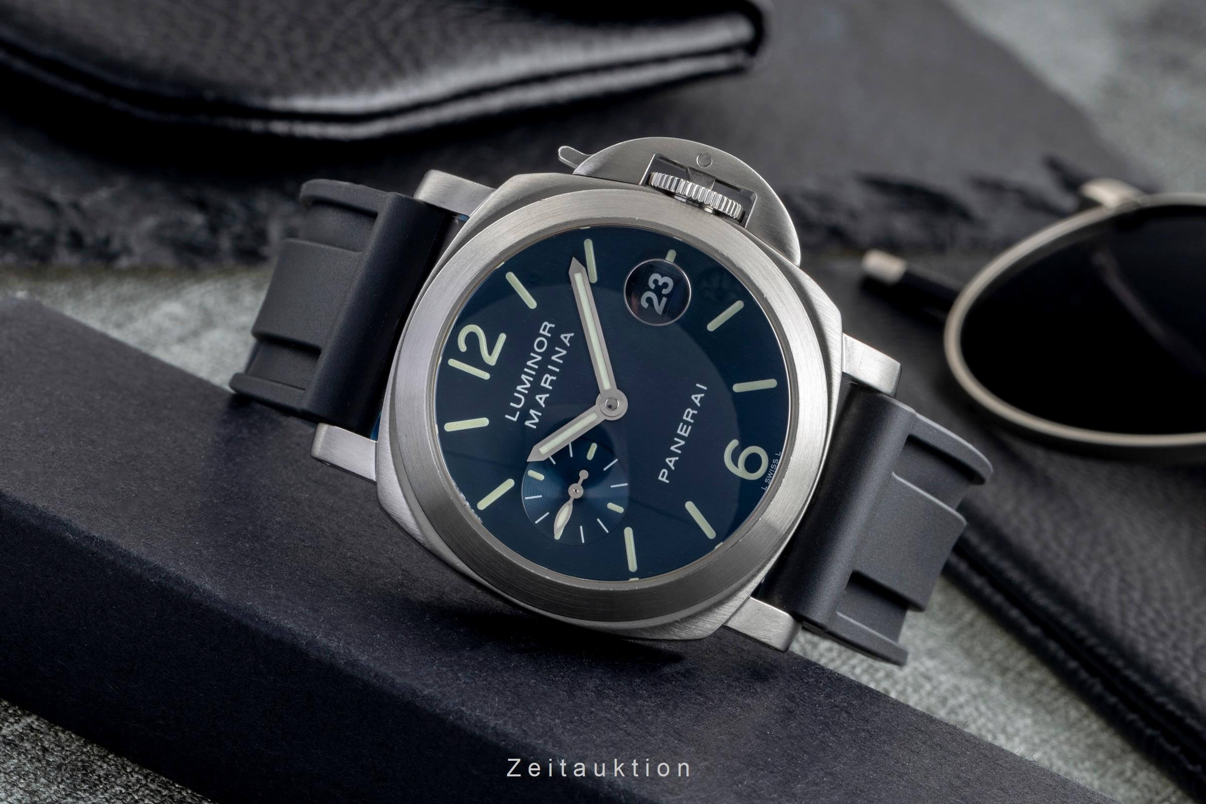 Panerai Luminor Marina steel automatic Kal. 7750-P1 Ref. PAM00070  | Zeitauktion