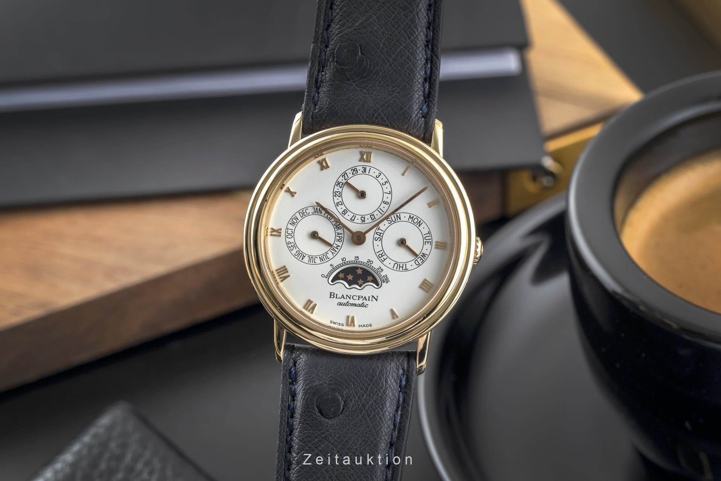 Blancpain Villeret 18 ct gold automatic Kal. 953 Ref. 5395-1418  | Zeitauktion