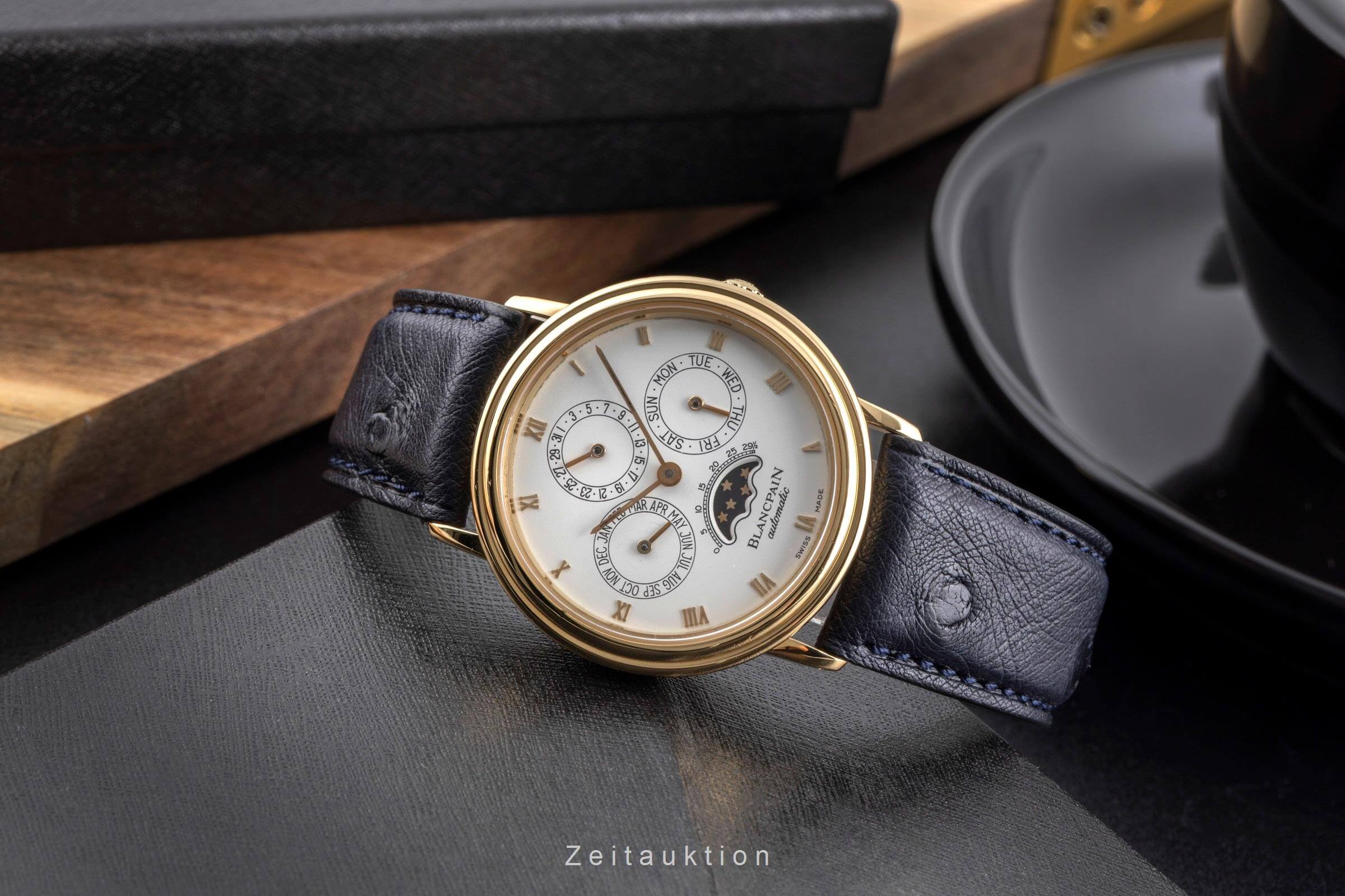 Blancpain Villeret 18 ct gold automatic Kal. 953 Ref. 5395-1418  | Zeitauktion