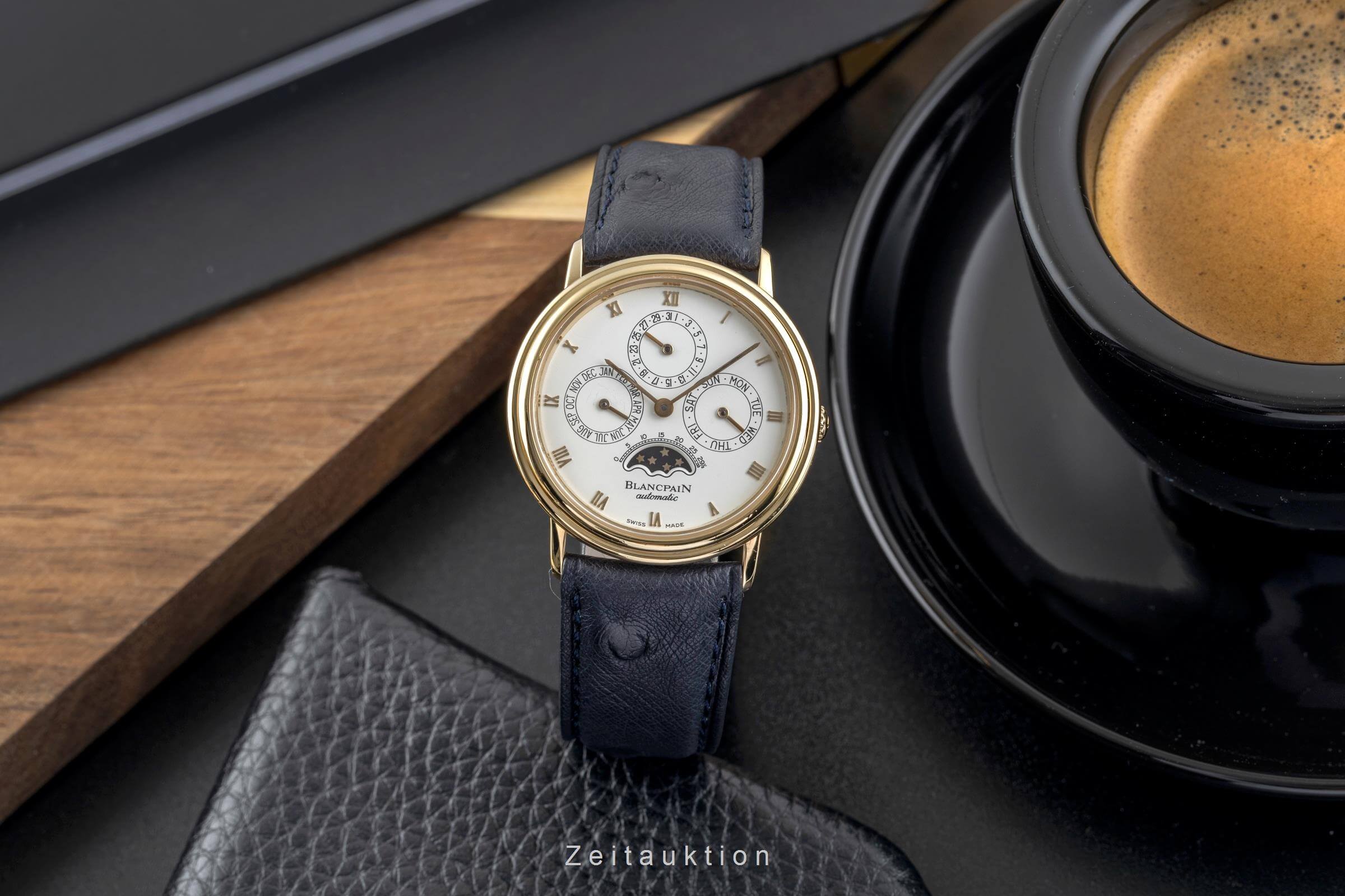 Blancpain Villeret 18 ct gold automatic Kal. 953 Ref. 5395-1418  | Zeitauktion