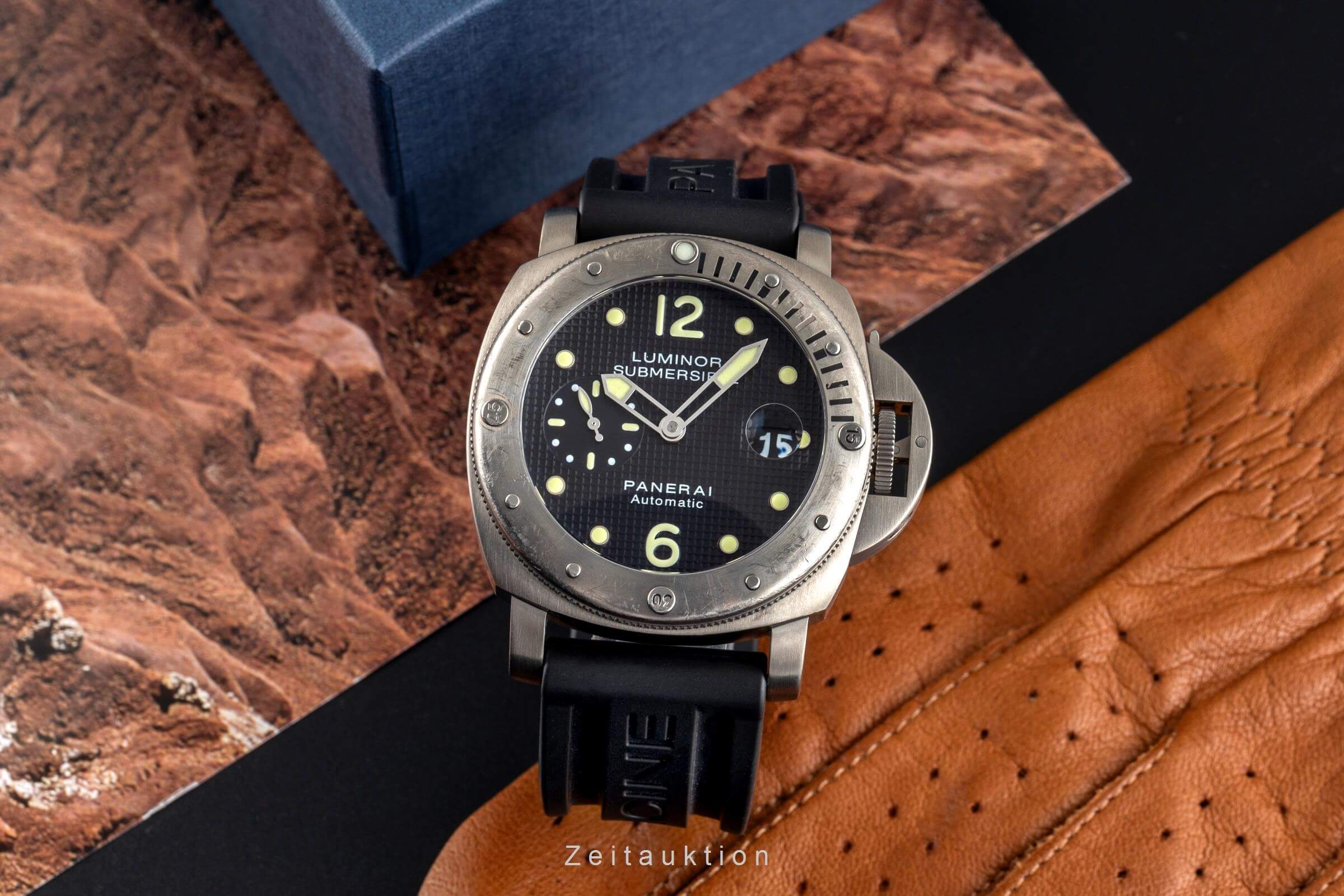 Panerai Submersible titanium automatic Kal. OP III Ref. PAM00025  | Zeitauktion