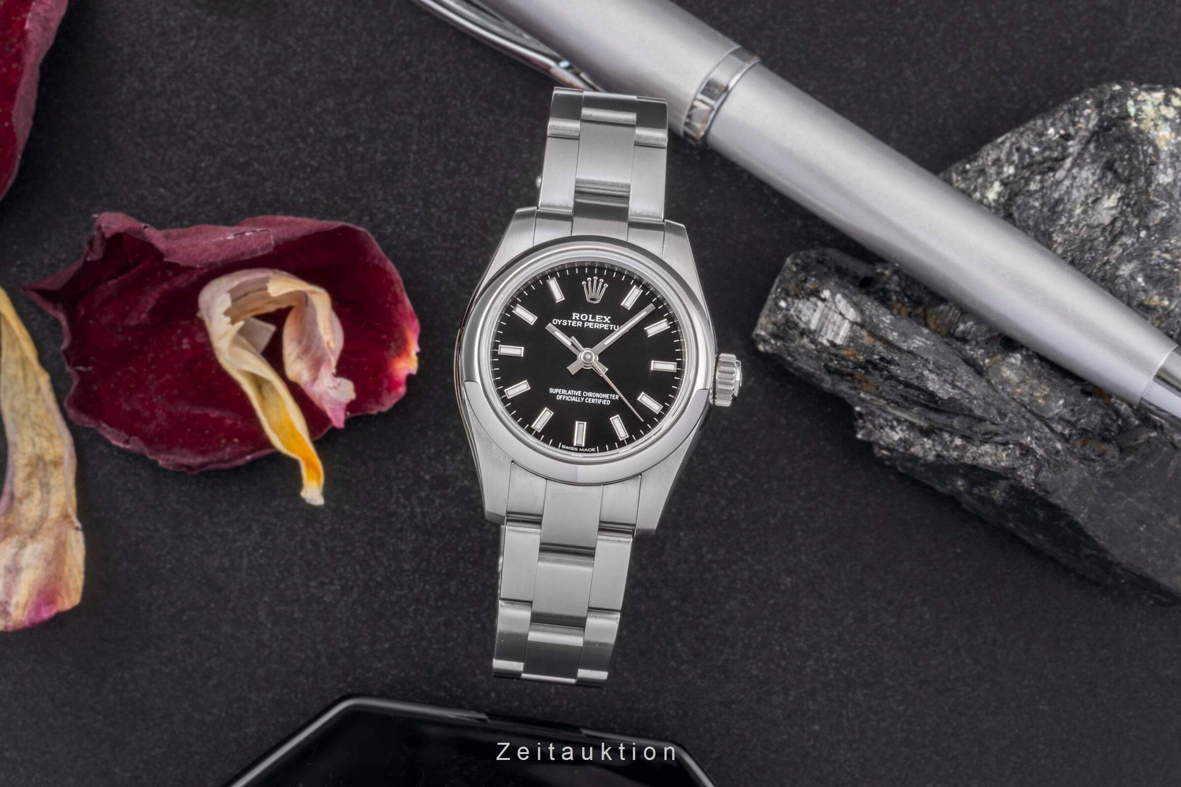 Rolex Oyster Perpetual Stahl Automatik Kal. 2231 Ref. 176200  | Zeitauktion