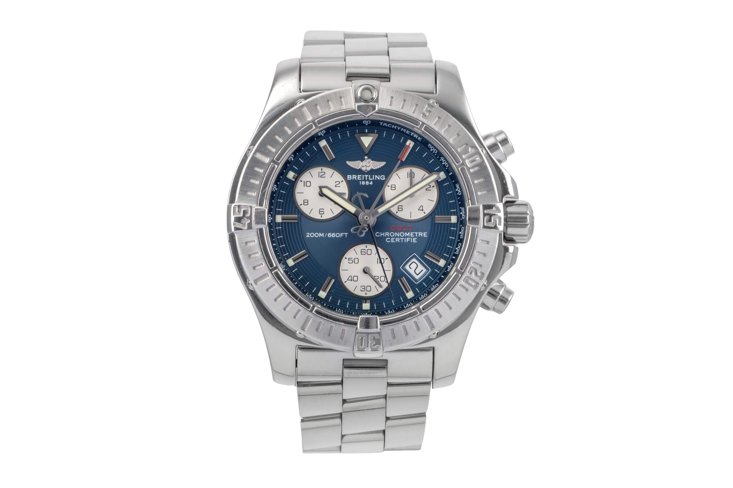 Breitling Colt Chronograph  acier quartz Kal. B73 Ref. A73380  | Zeitauktion