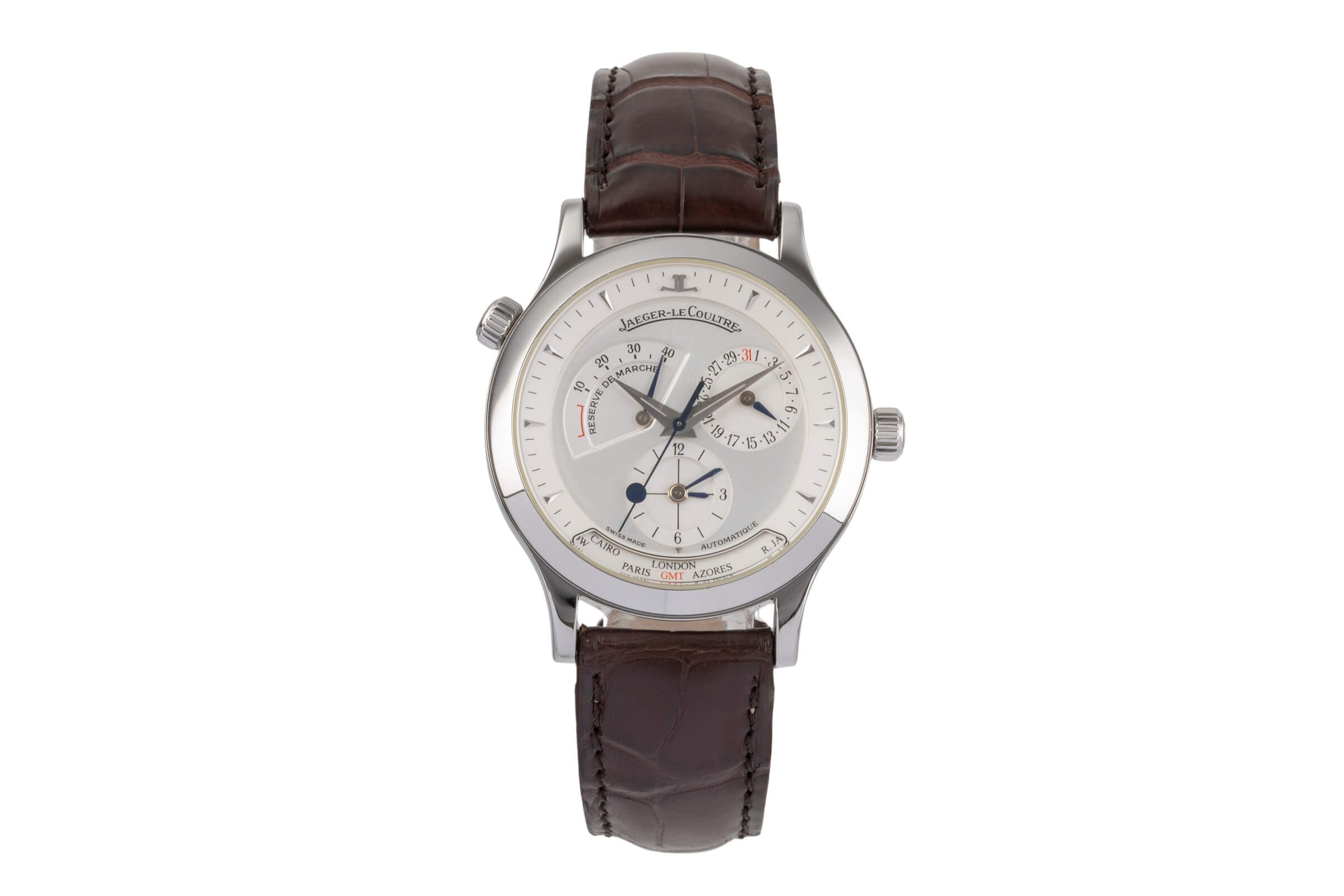 Jaeger LeCoultre Master Geographic Stahl Automatik Kal. 929/3 Ref. Q1428420  142.8.92  | Zeitauktion