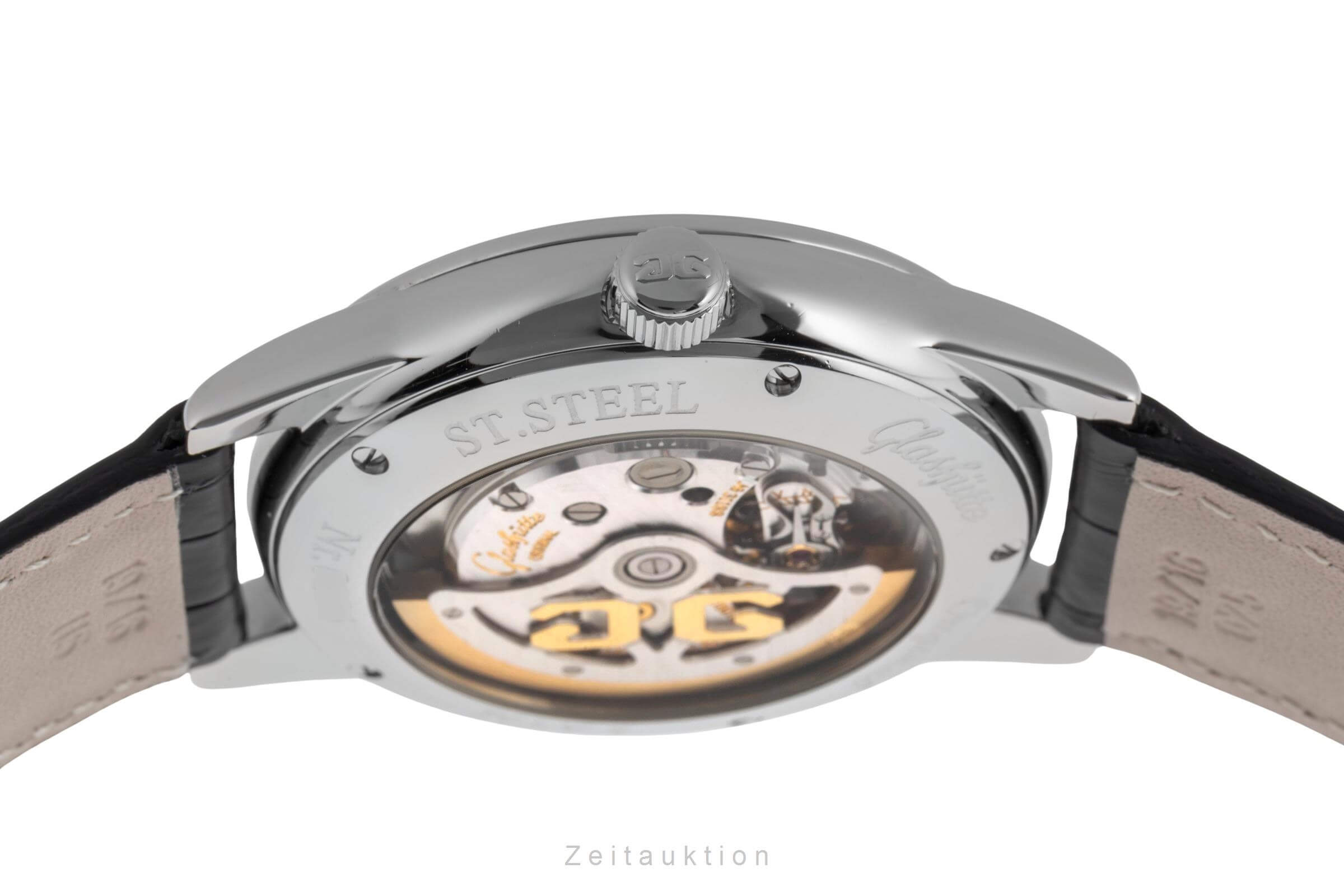 Glashütte Original Senator acero automático Kal. GUB 39 Ref. 39-44-14-22-04  | Zeitauktion