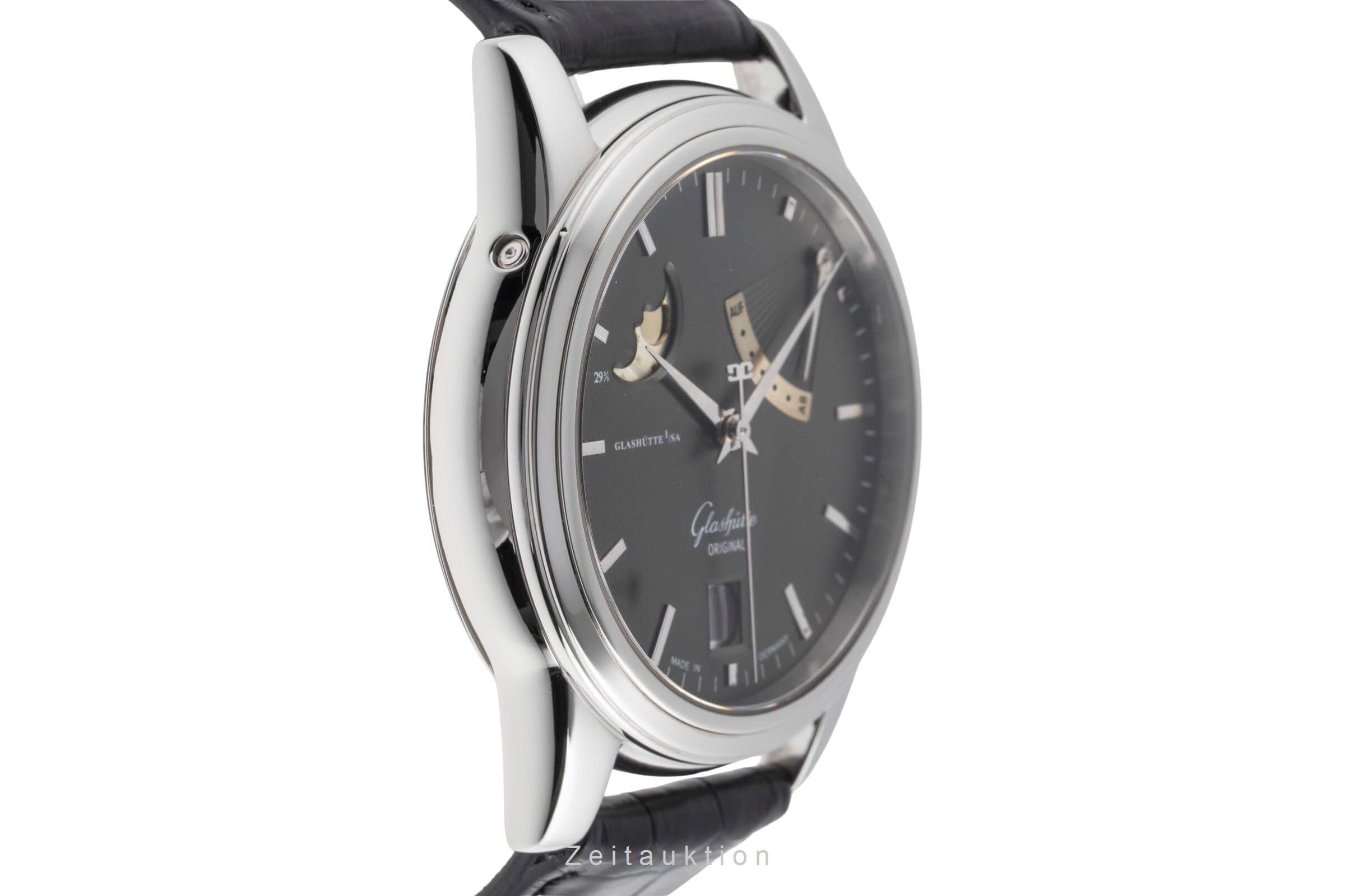 Glashütte Original Senator acero automático Kal. GUB 39 Ref. 39-44-14-22-04  | Zeitauktion