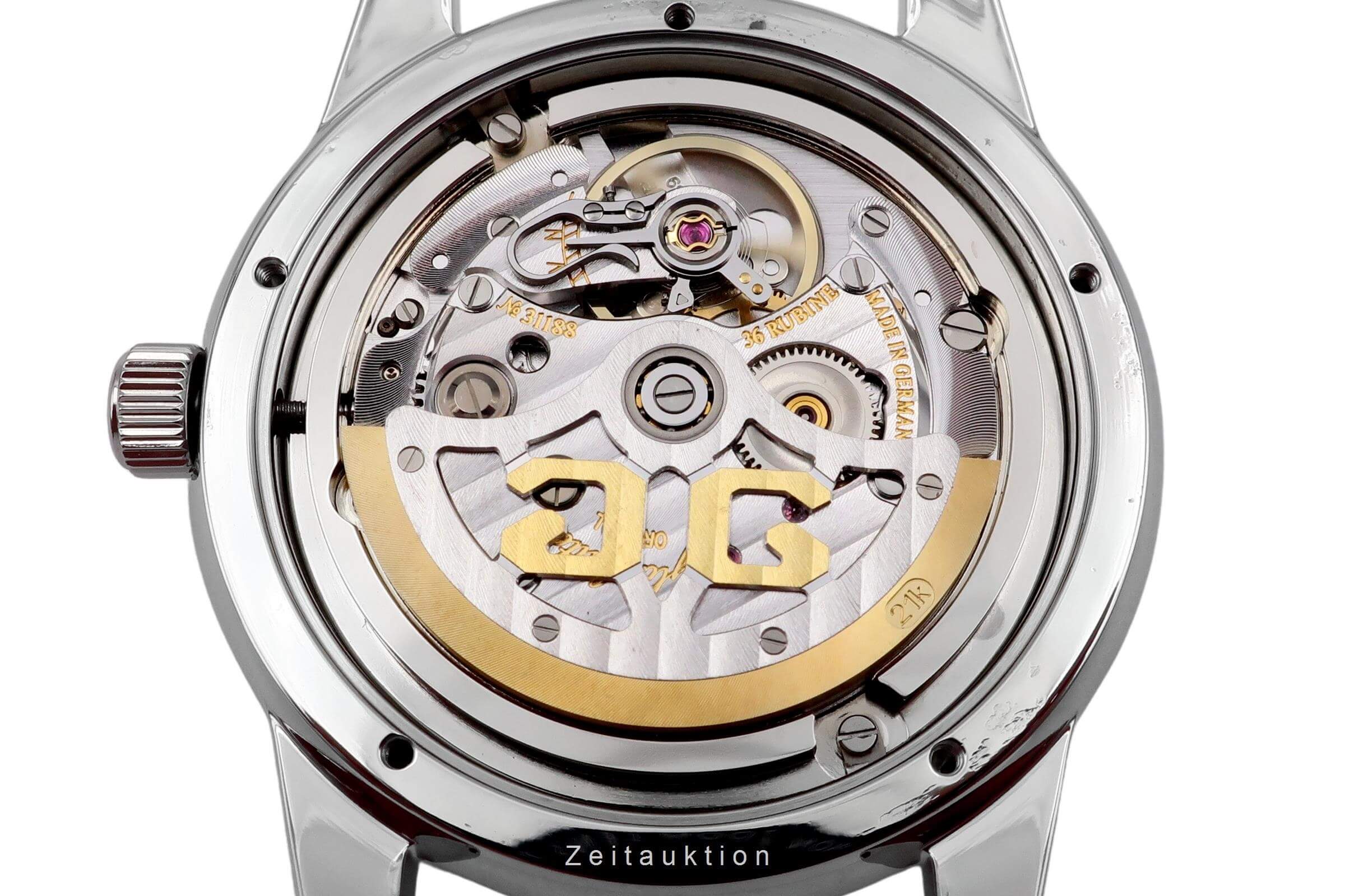 Glashütte Original Senator acero automático Kal. GUB 39 Ref. 39-44-14-22-04  | Zeitauktion