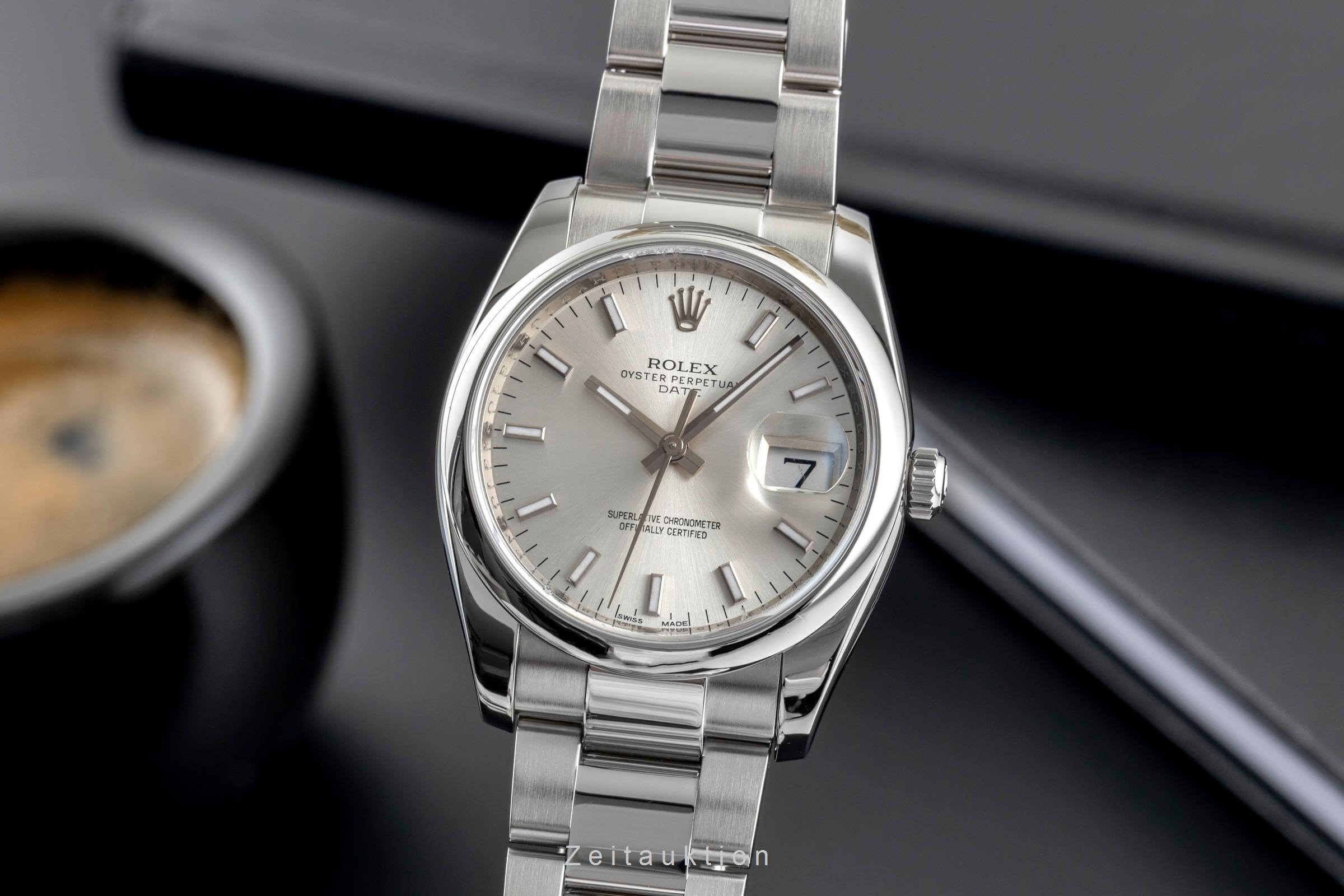 Rolex Date Stahl Automatik Kal. 3135 Ref. 115200  | Zeitauktion