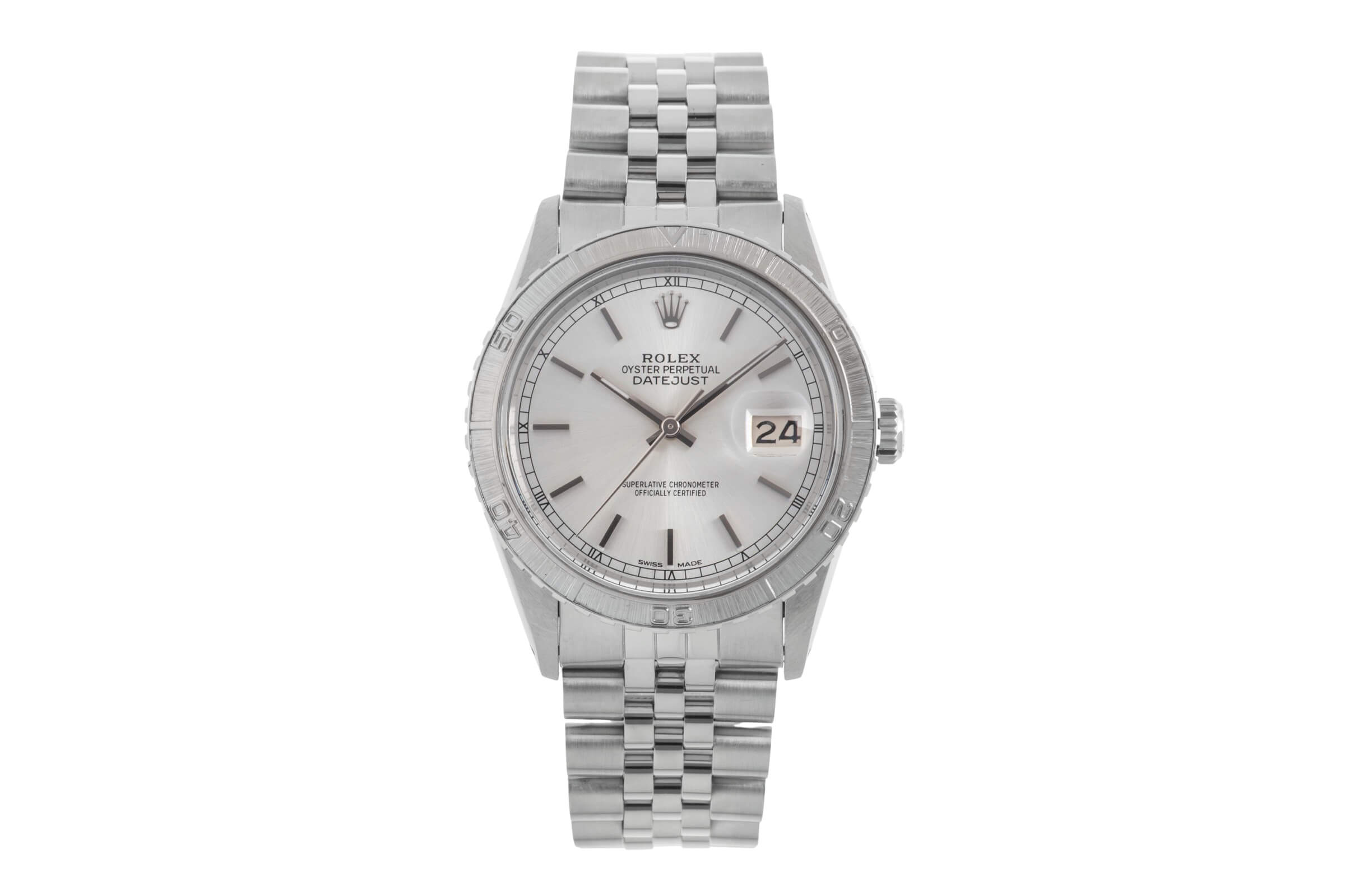 Rolex Datejust Turn-O-Graph steel / white gold automatic Kal. 3035 Ref. 16250  | Zeitauktion