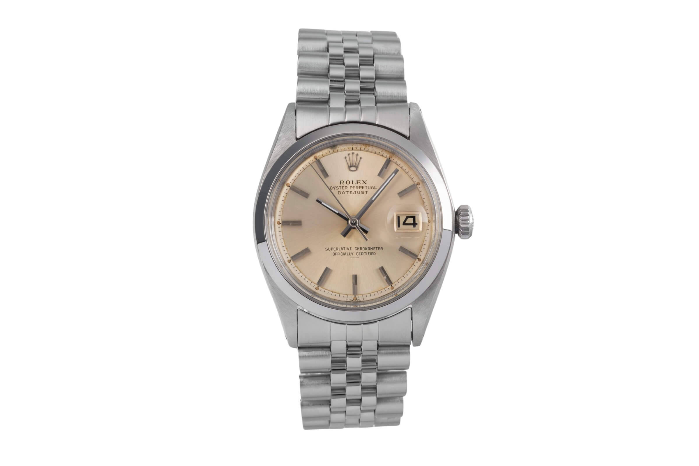 Rolex Datejust Stahl / Weissgold Automatik Kal. 1560 Ref. 1600 VINTAGE  | Zeitauktion