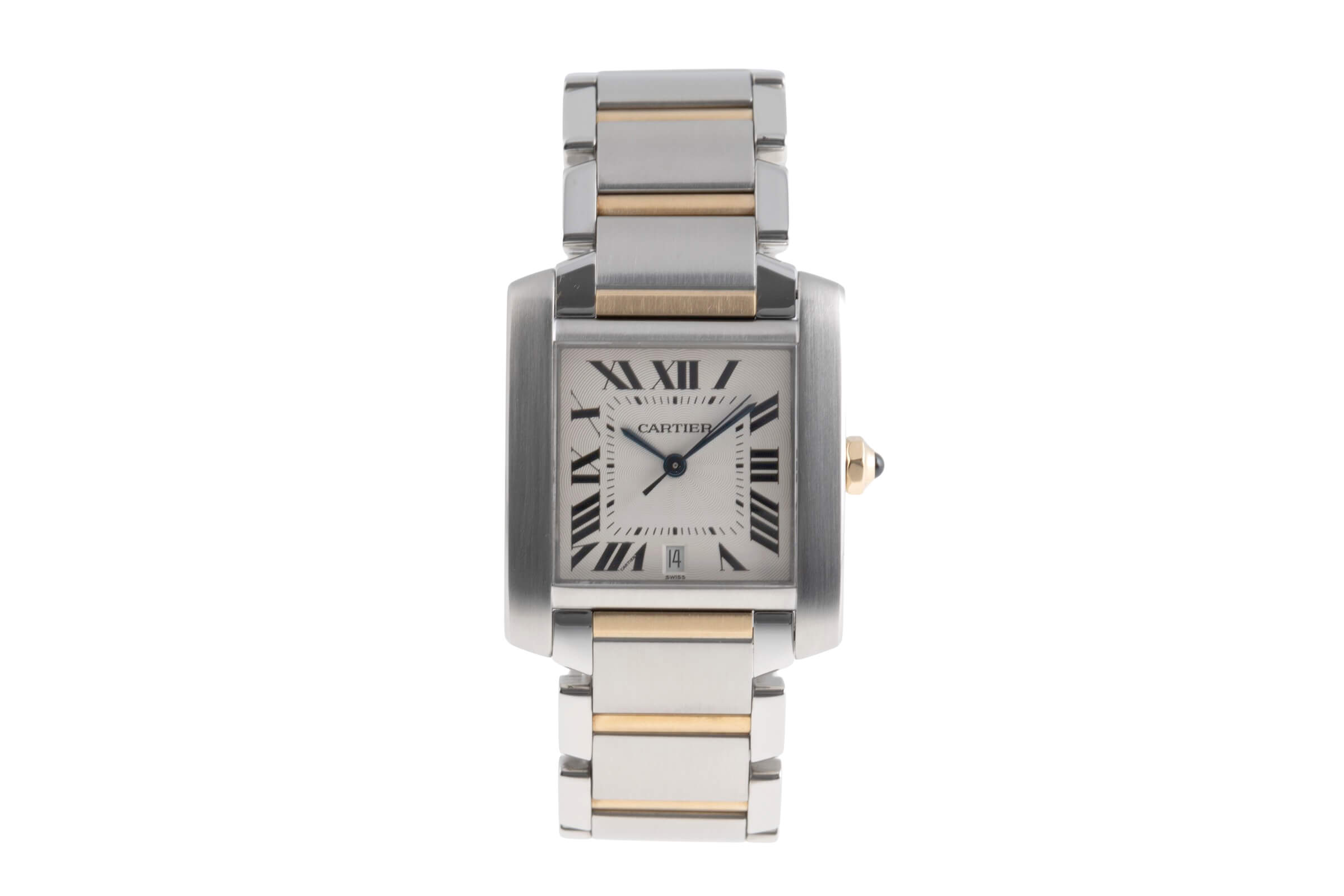 Cartier Tank Francaise acero / oro automático Kal. 120 Ref. W51005Q4  | Zeitauktion