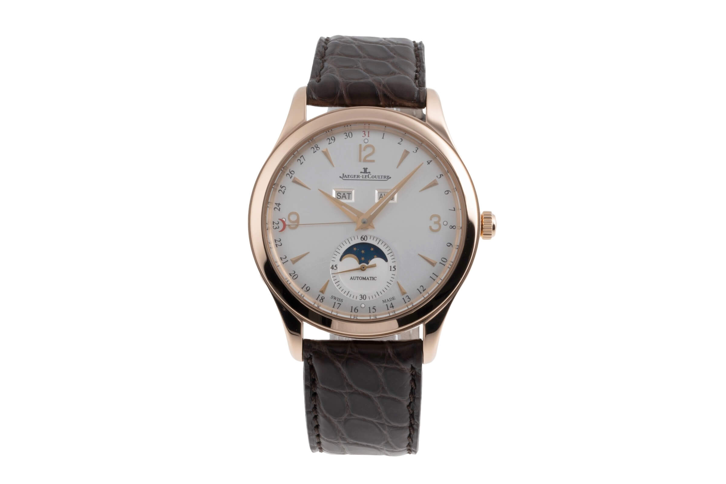 Jaeger-LeCoultre Master Calendar or rouge 18 ct automatique Kal. 866 Ref. Q1552520  176.2.12.S  | Zeitauktion
