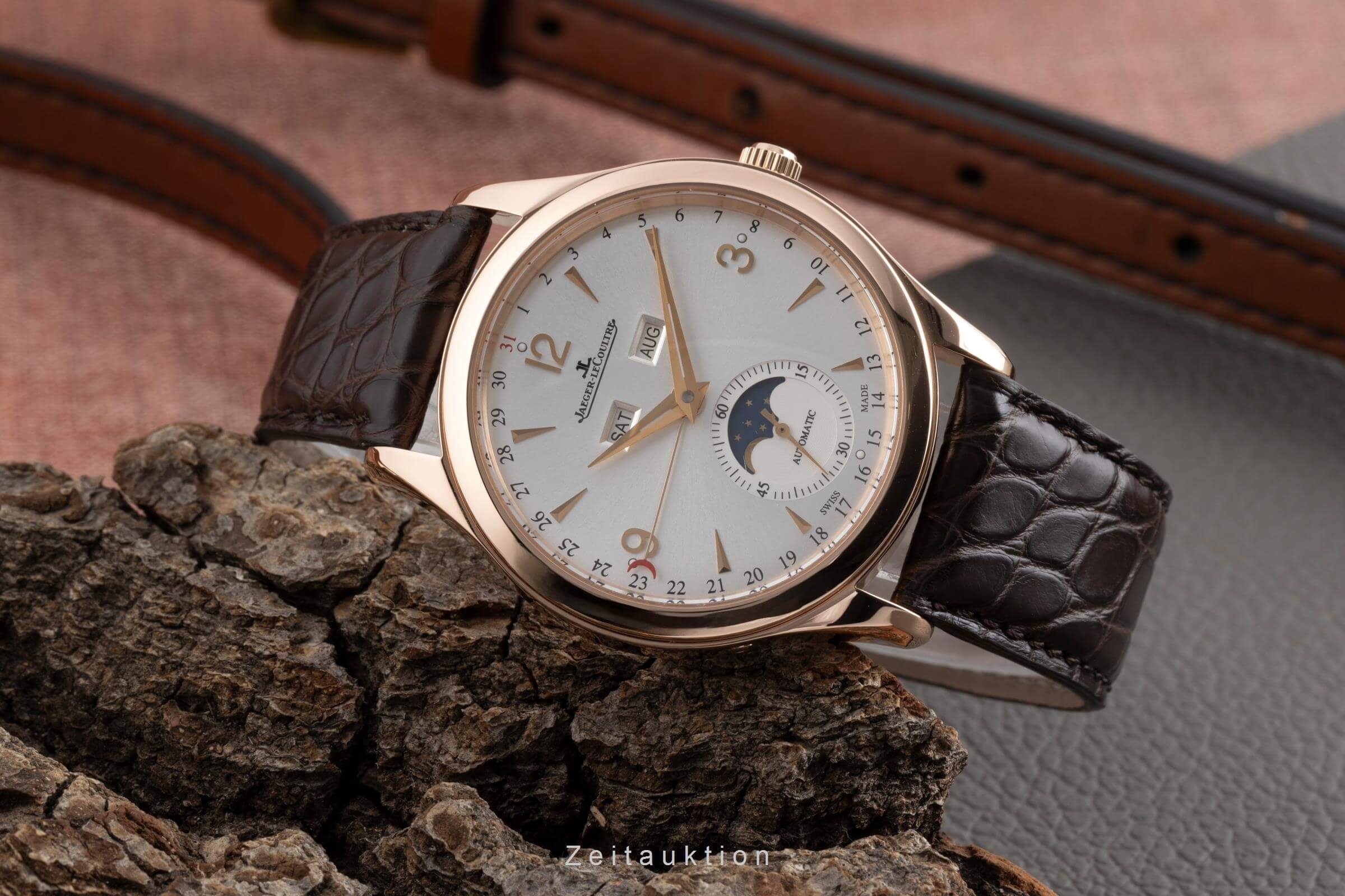 Jaeger-LeCoultre Master Calendar 18 ct red gold automatic Kal. 866 Ref. Q1552520  176.2.12.S  | Zeitauktion