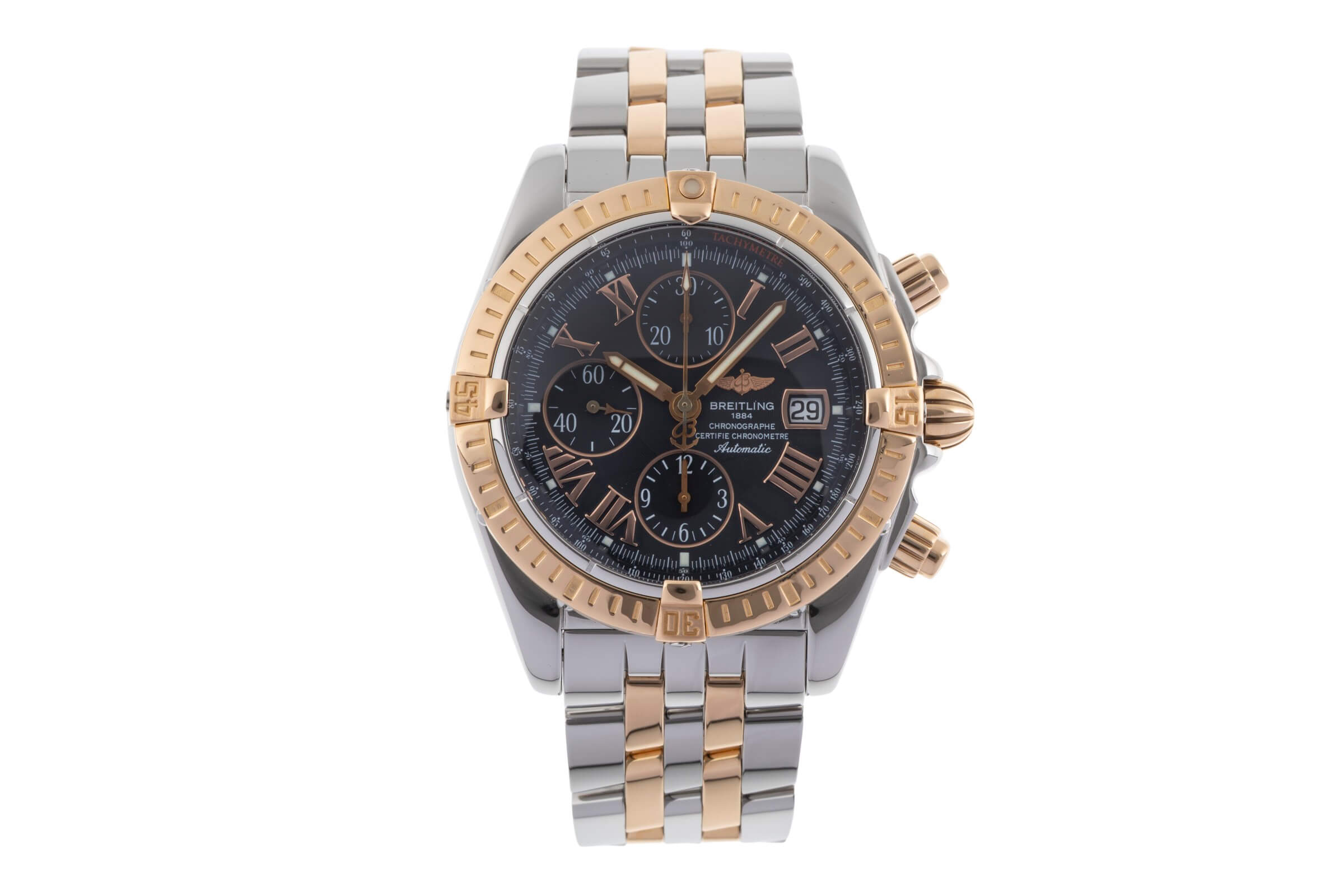 Breitling Chronomat Chronograph Stahl / Gold Automatik Kal. B13 Ref. C13356511/B821  | Zeitauktion