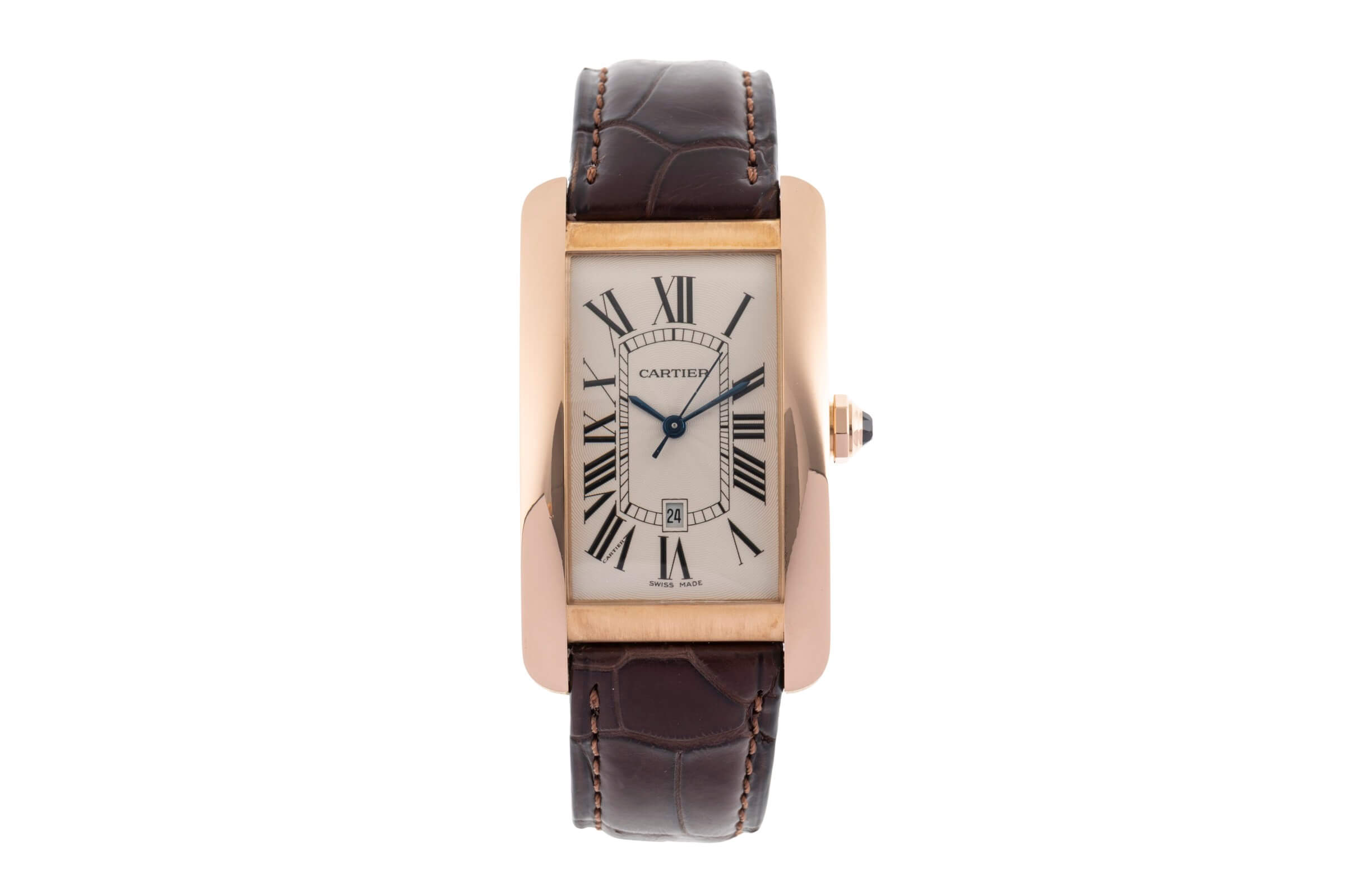 Cartier Tank Américaine 18 ct gold automatic Kal. 120 Ref. W2609156  | Zeitauktion