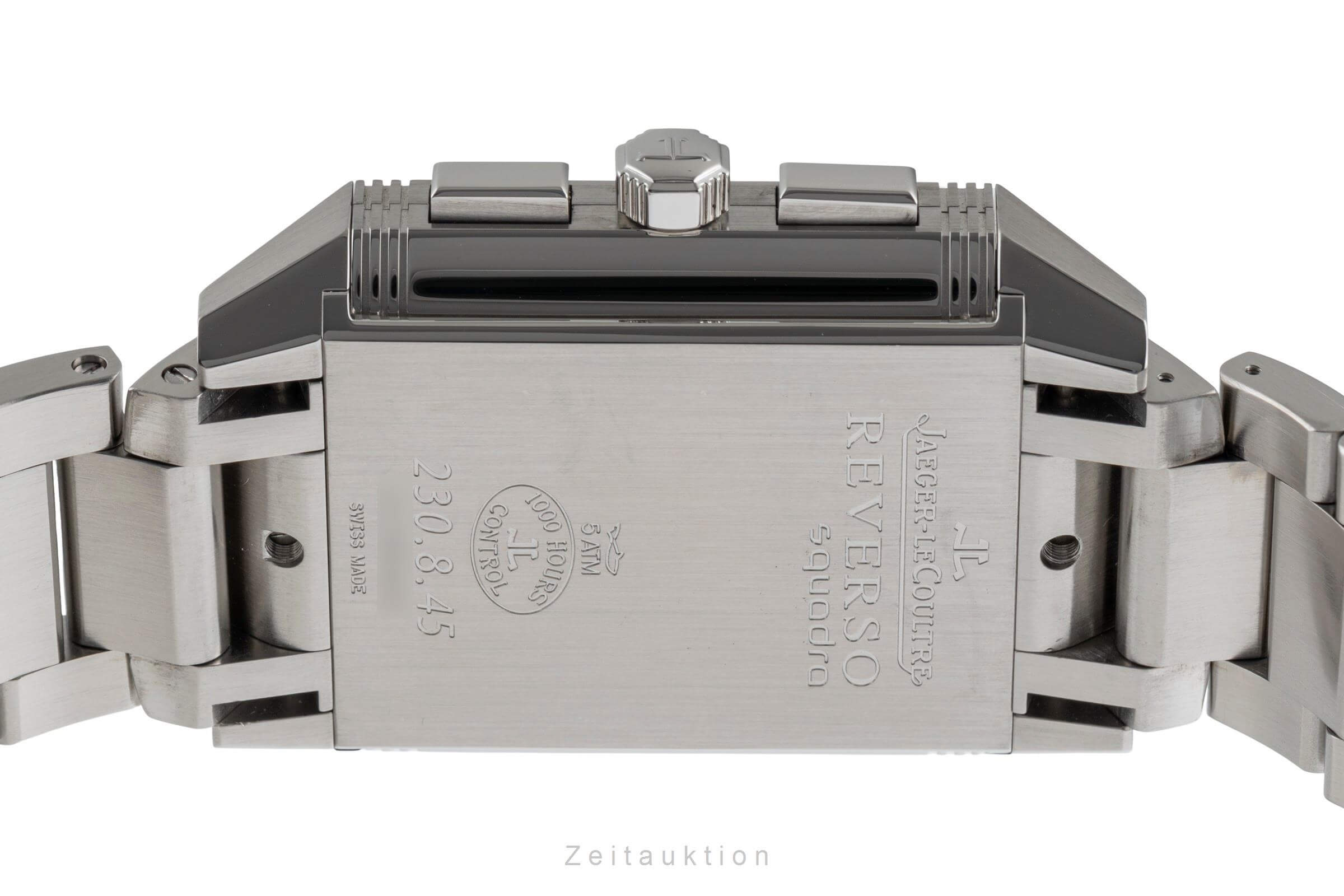Jaeger LeCoultre Reverso Chronograph Stahl Automatik Kal. 754 Ref. Q7018120  230.8.45  | Zeitauktion