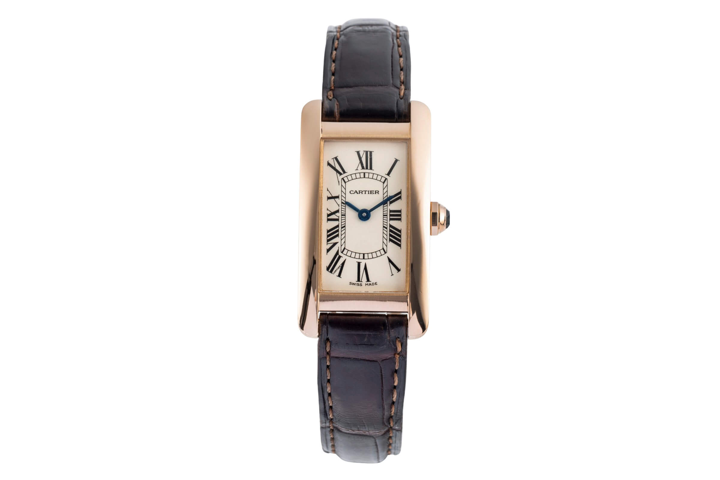 Cartier Tank Américaine oro rosado de 18 quilates cuarzo Kal. 157 Ref. W2607456  | Zeitauktion