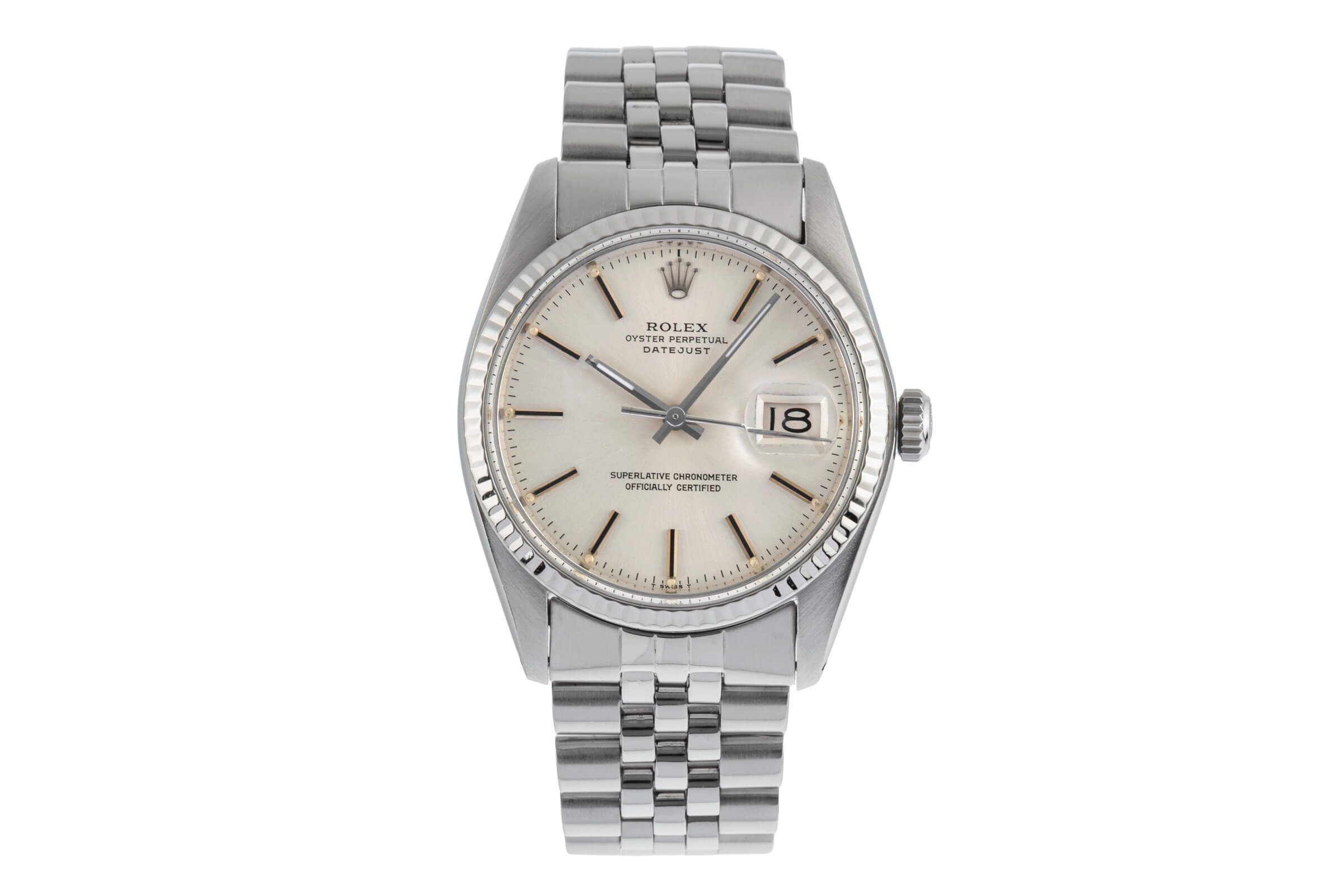 Rolex Datejust acero / oro blanco automático Kal. 3035 Ref. 16014  | Zeitauktion