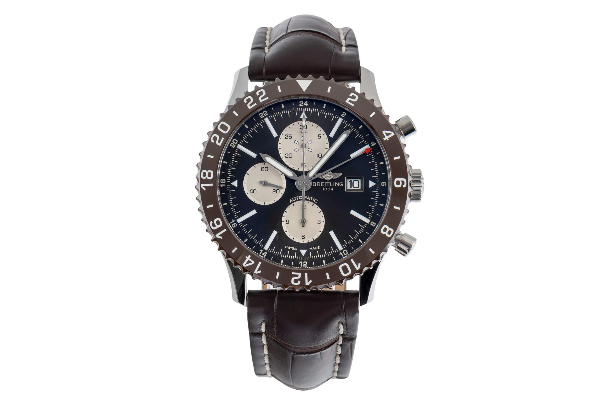 Breitling Chronoliner chronographe acier automatique Kal. B24 Ref. Y24310  | Zeitauktion