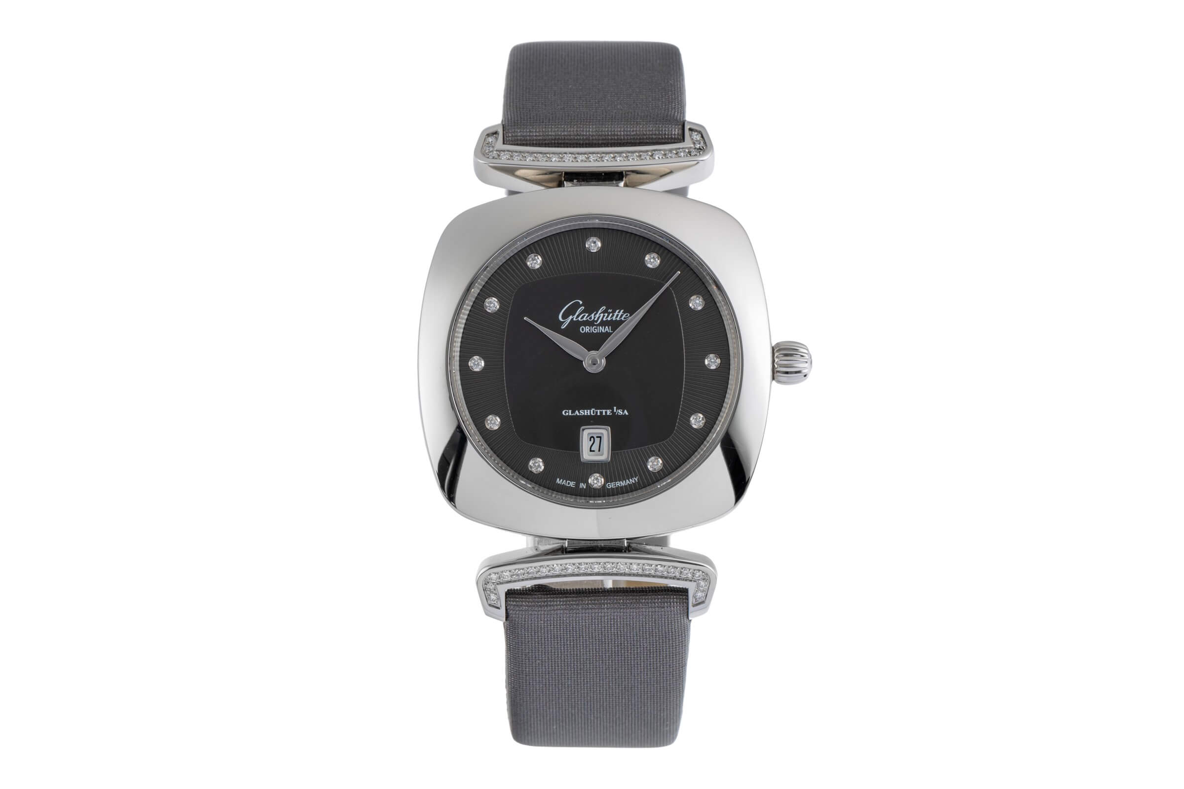 Glashütte Original Pavonina acero cuarzo Kal. 03-01 Ref. 03-01-06-12-02  | Zeitauktion