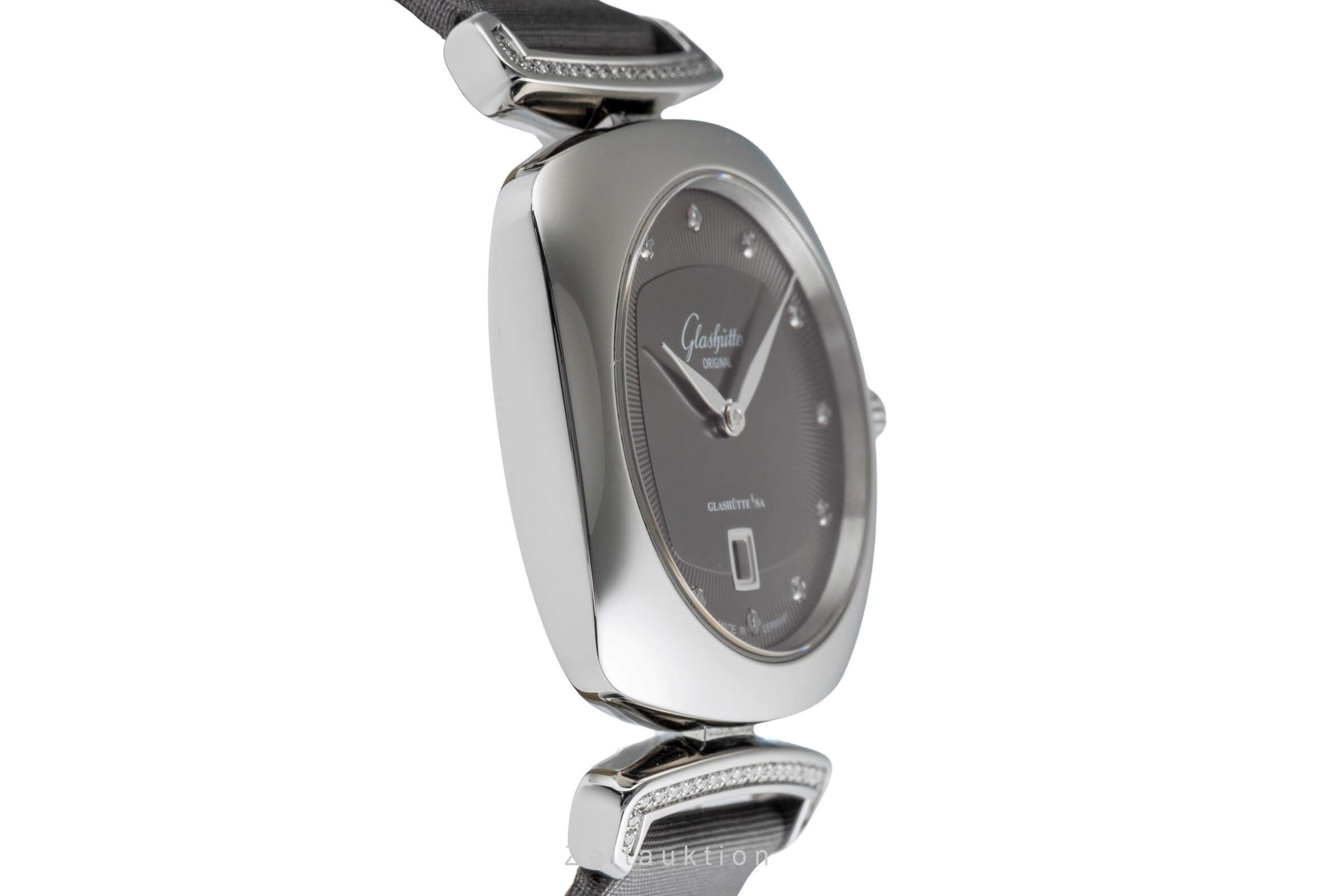 Glashütte Original Pavonina acero cuarzo Kal. 03-01 Ref. 03-01-06-12-02  | Zeitauktion