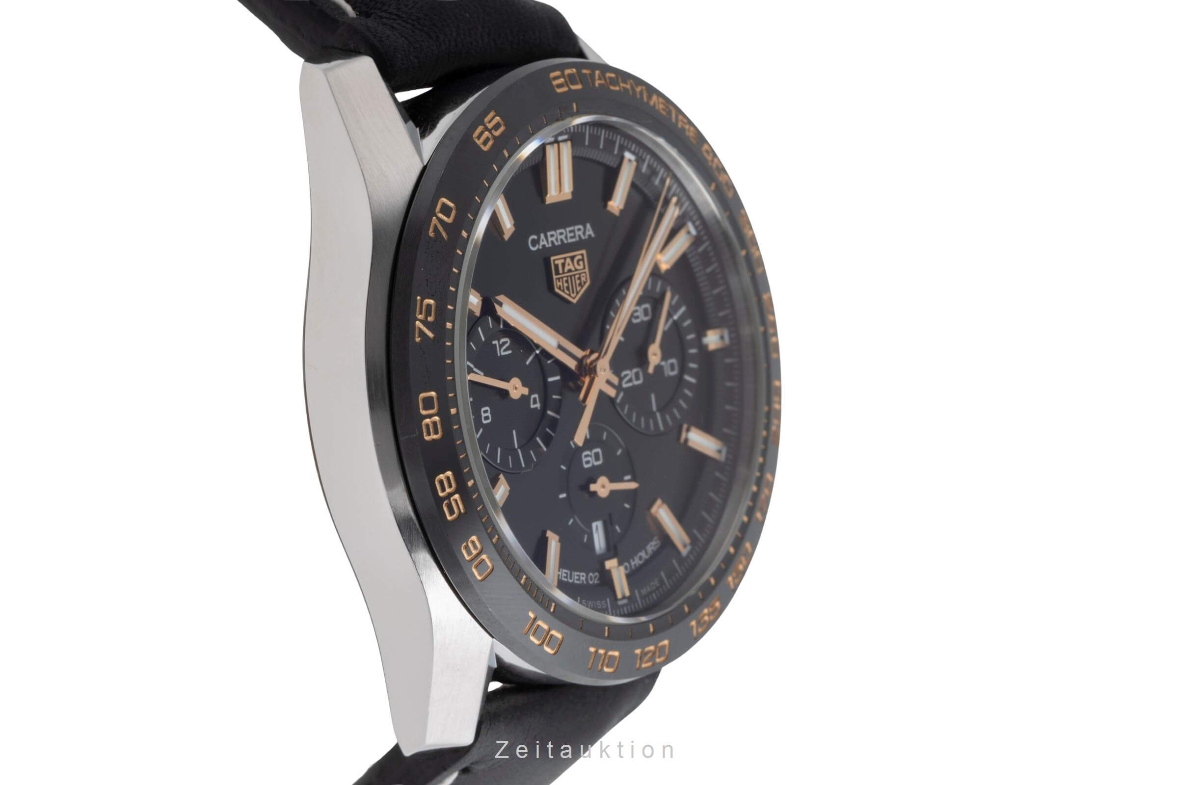 Tag Heuer Carrera Chronograph Stahl / Gold Automatik Kal. Heuer 02 Ref. CBN2A5A.FC6481  | Zeitauktion