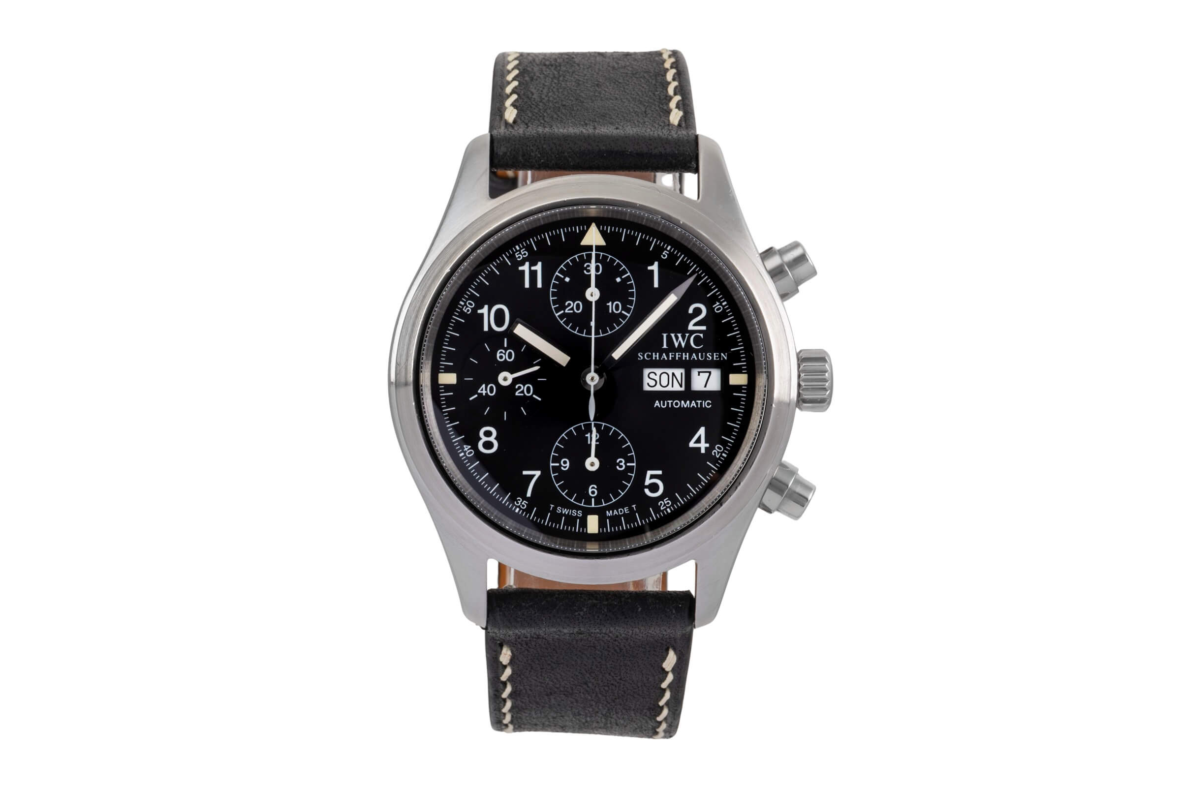 IWC Fliegerchronograph chronographe acier automatique Kal. 7912 Ref. IW370601  | Zeitauktion